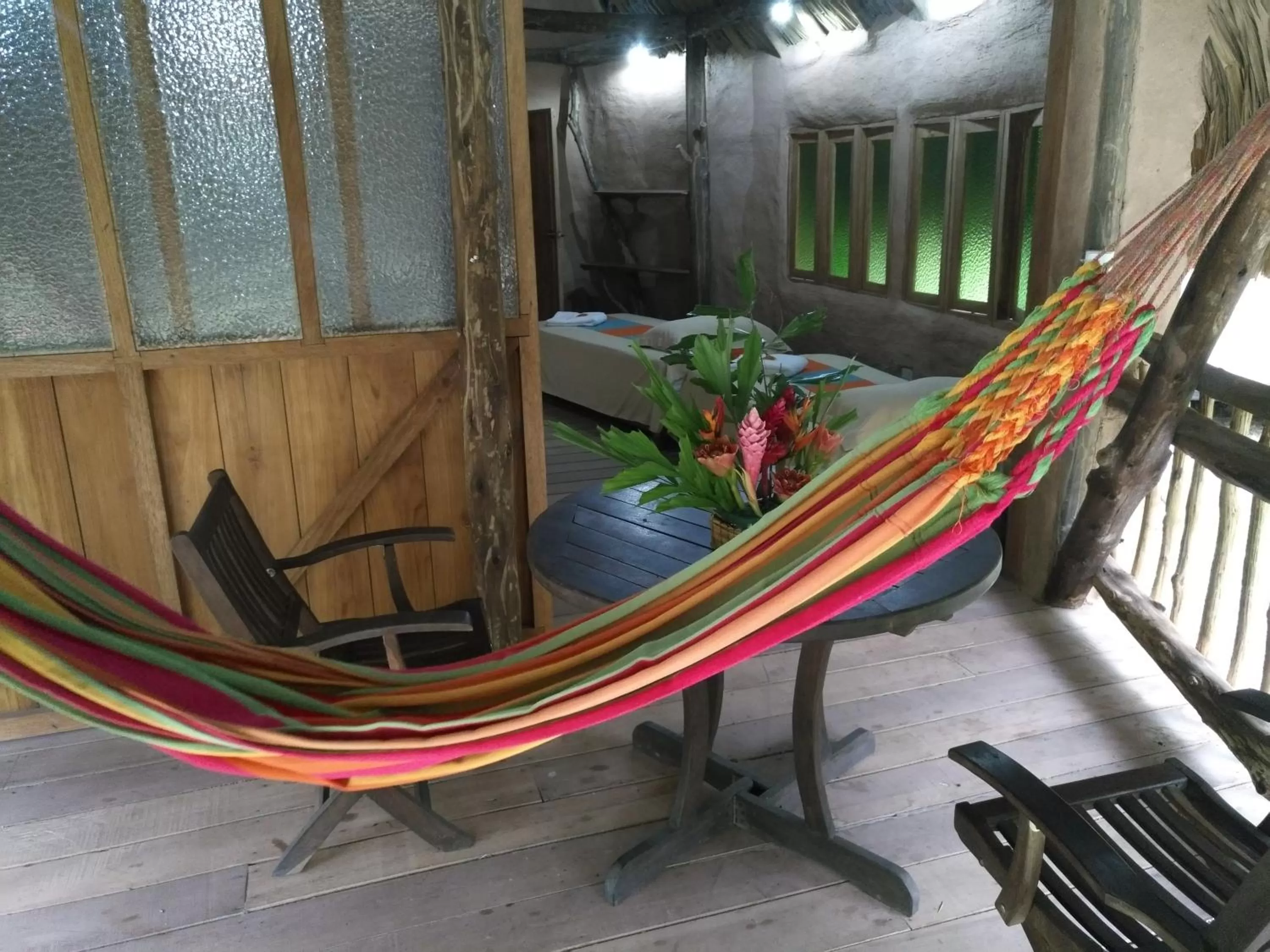Balcony/Terrace in Ecolodge Cosmogénesis