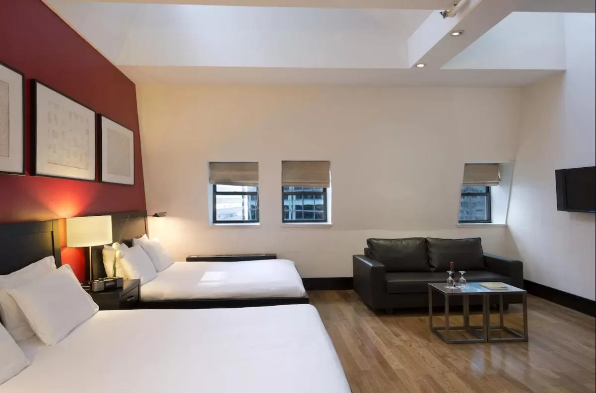 Bedroom, Bed in Eurostars Wall Street