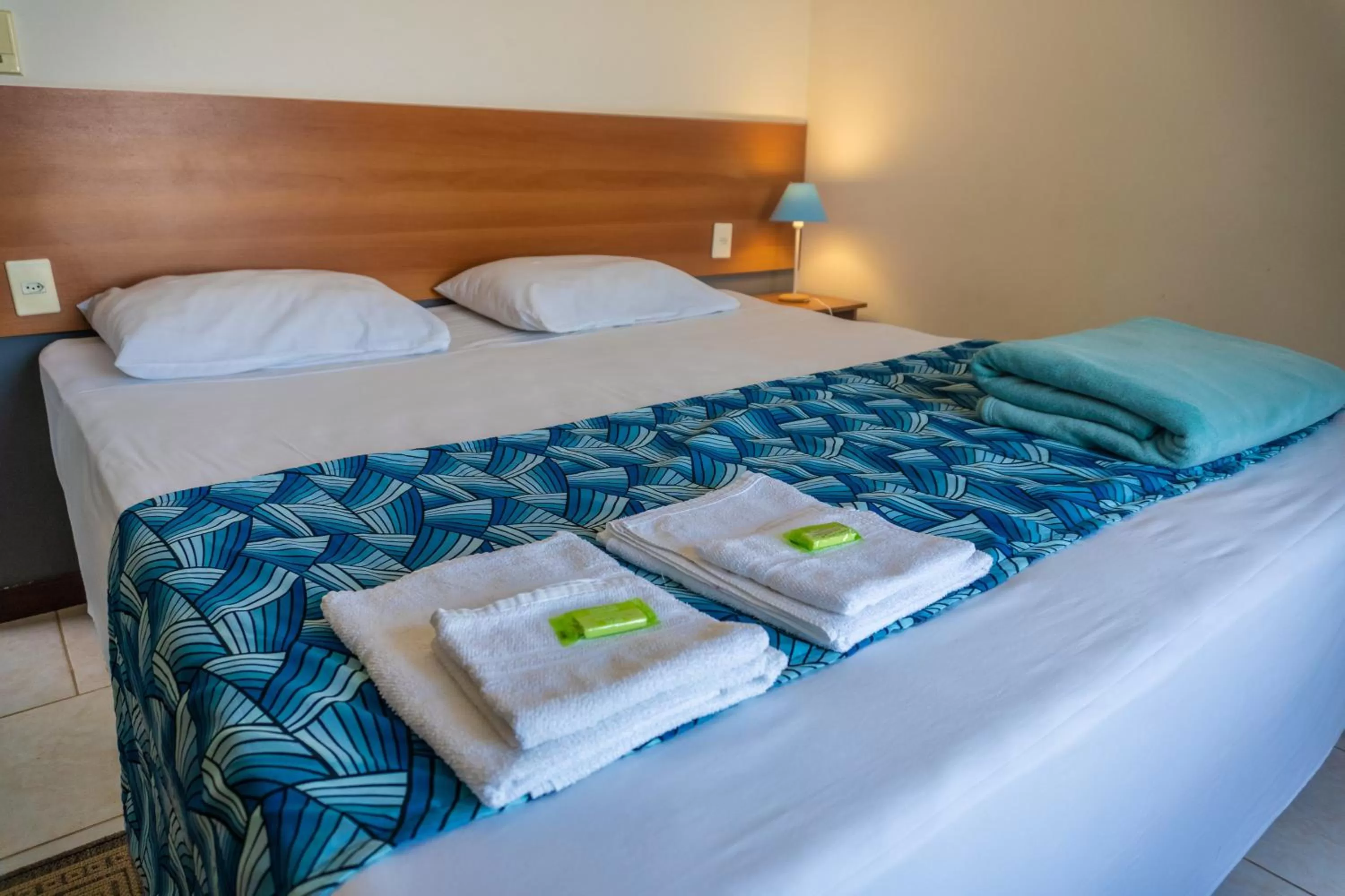 Bed in Pousada Piquara