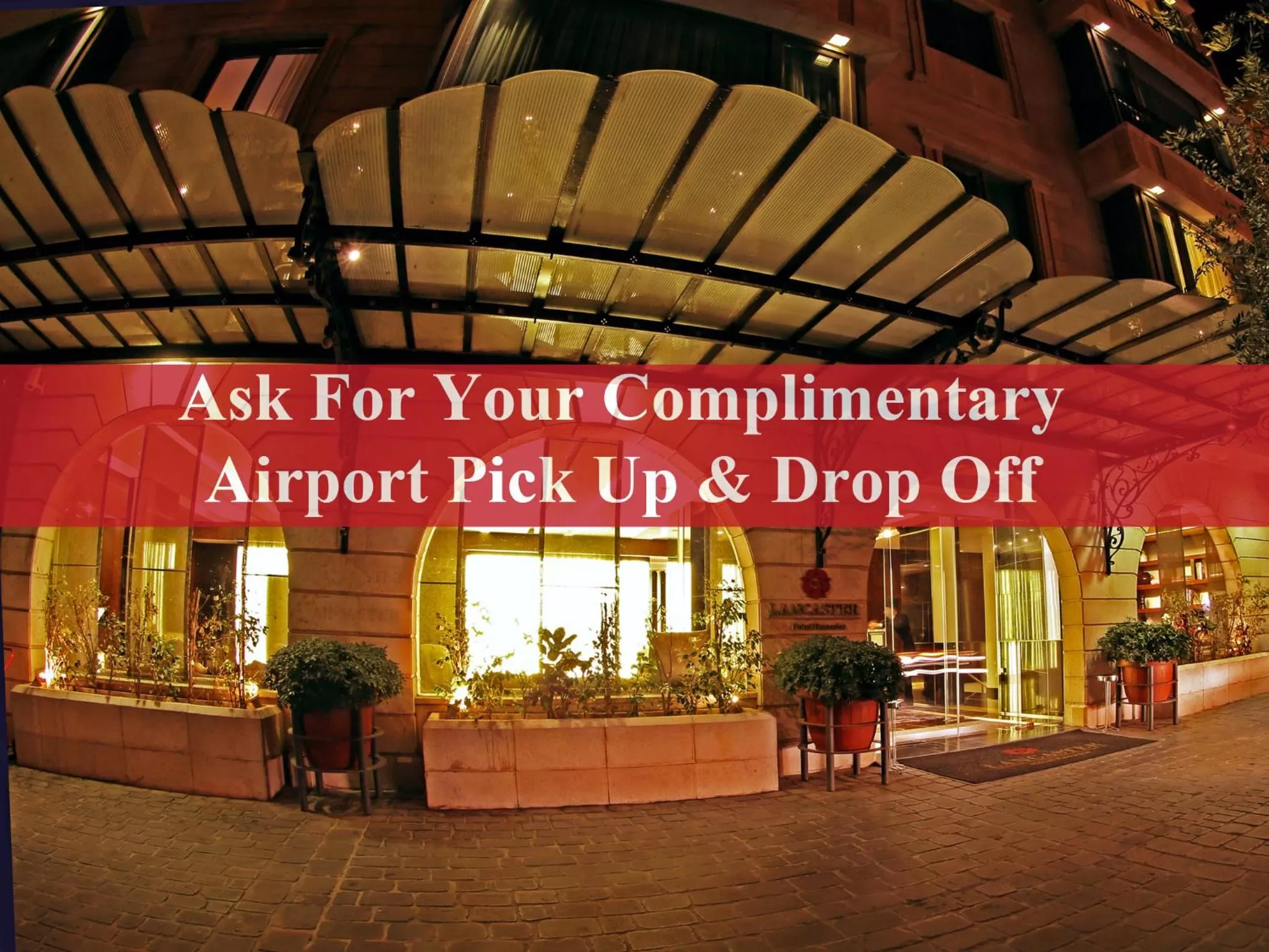 Facade/entrance in Lancaster Raouche Hotel