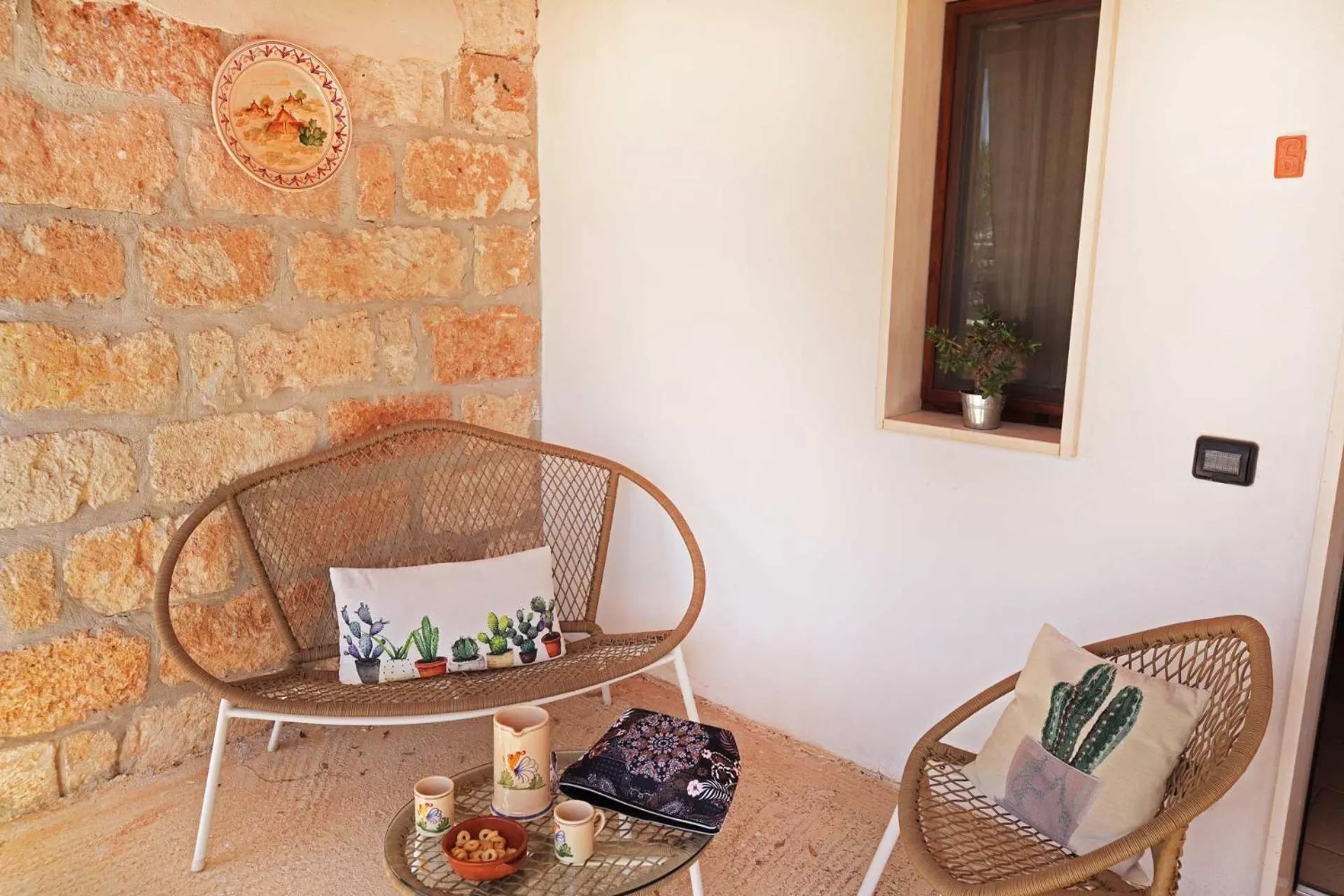 Living room in Agriturismo Masseria Alberotanza
