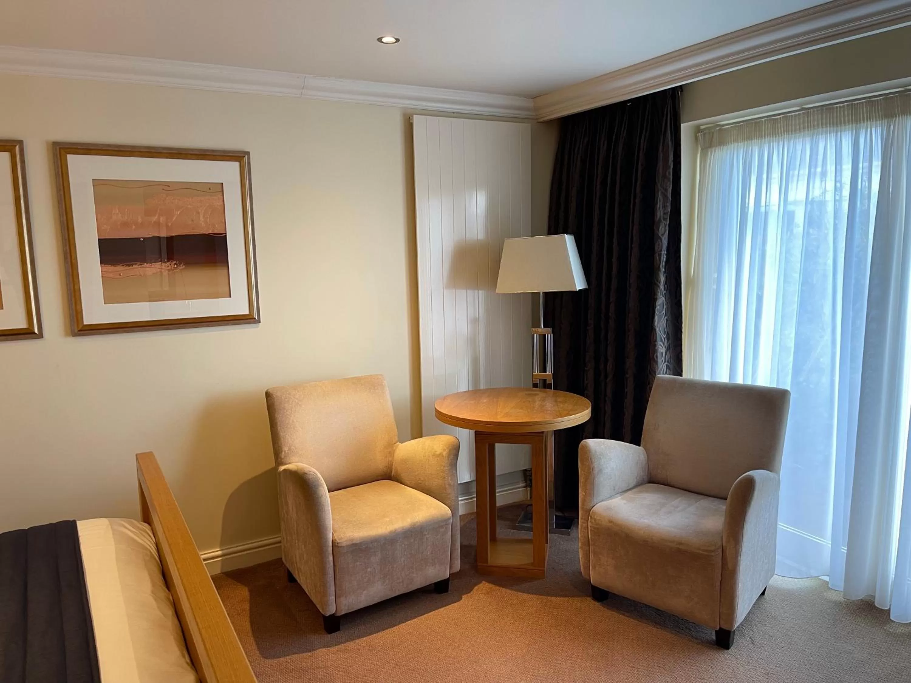 Seating area in Park Farm Hotel