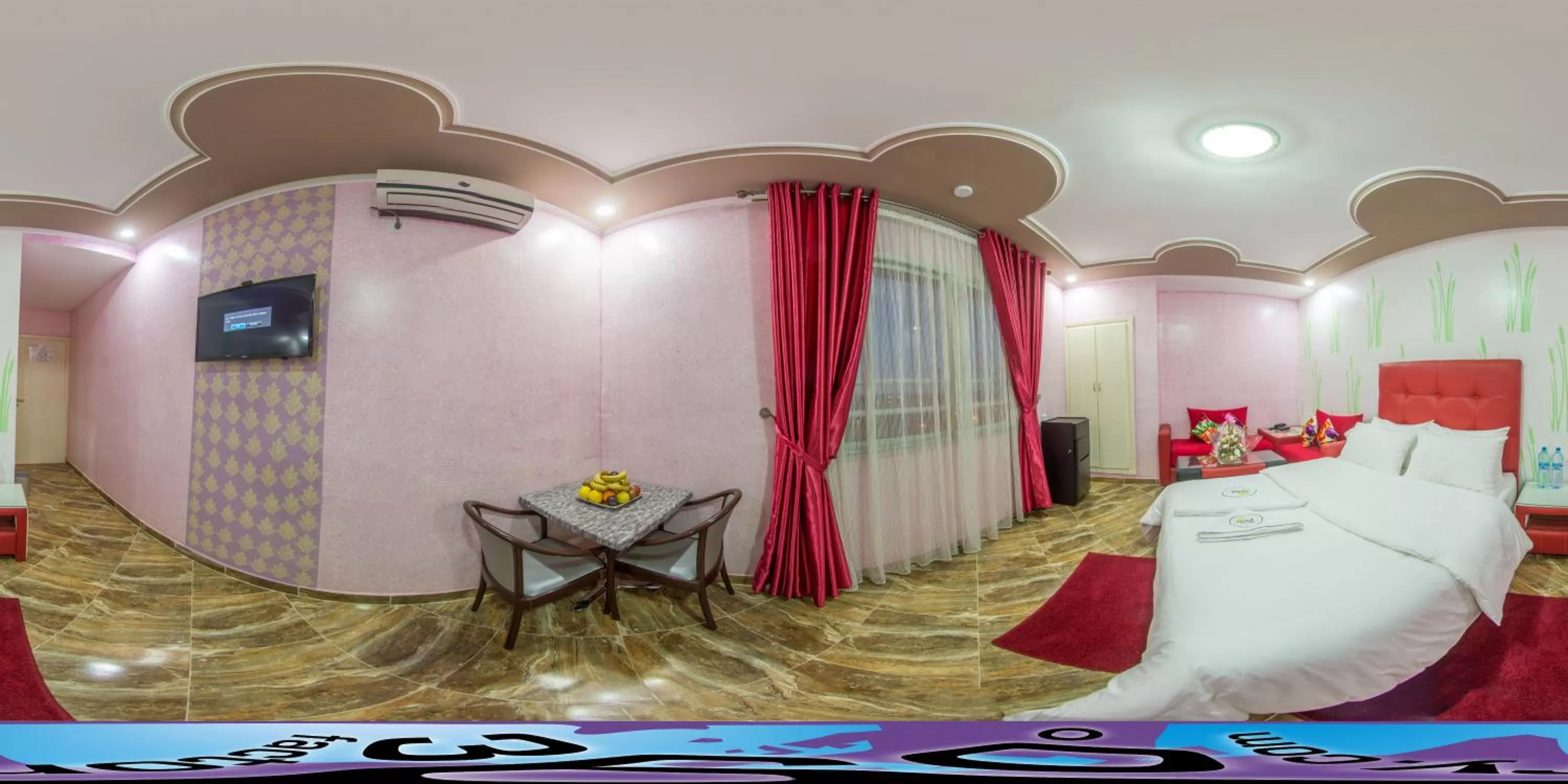 Bed in Hôtel Hadaik Ain Asserdoune