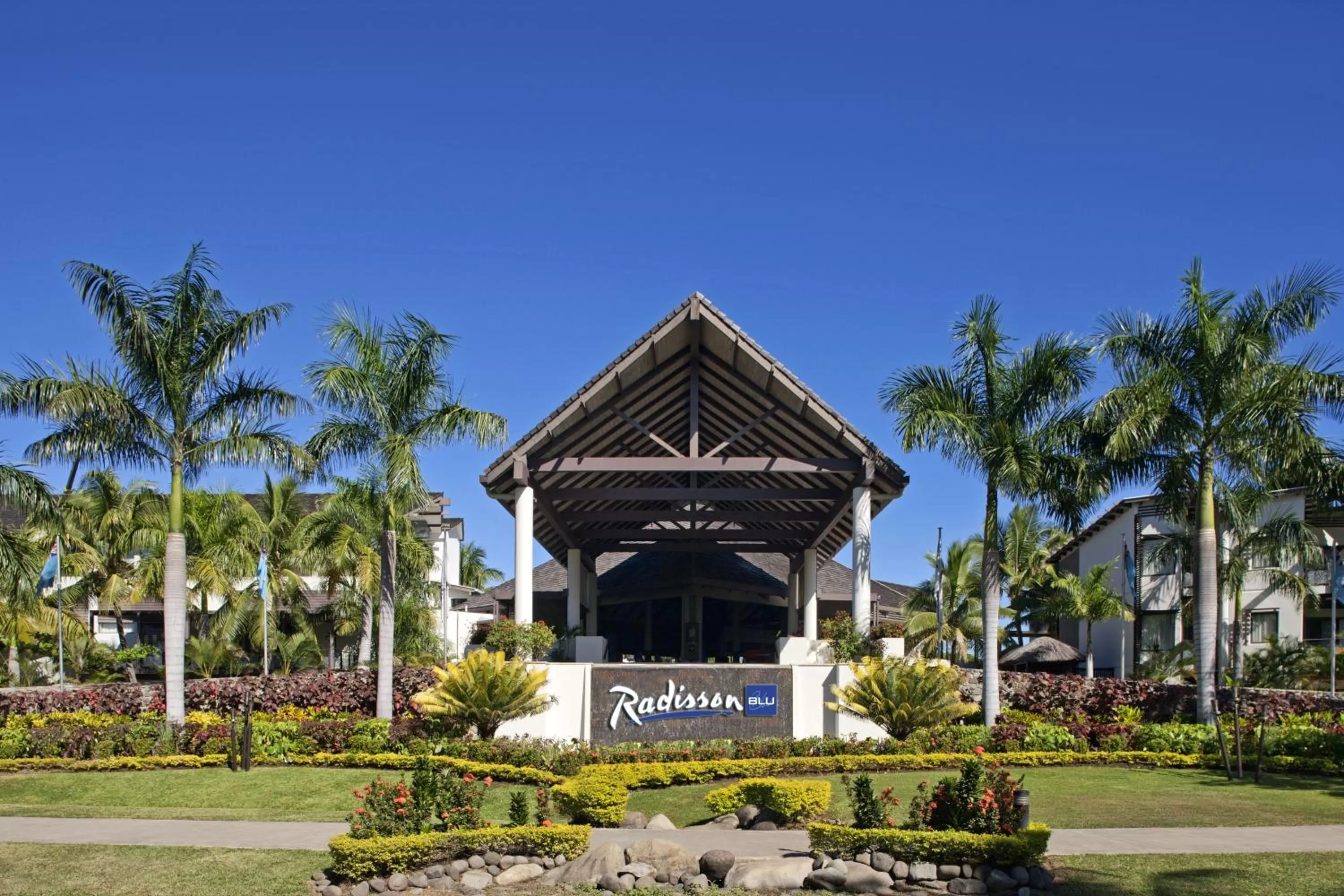 Property building in Radisson Blu Resort Fiji
