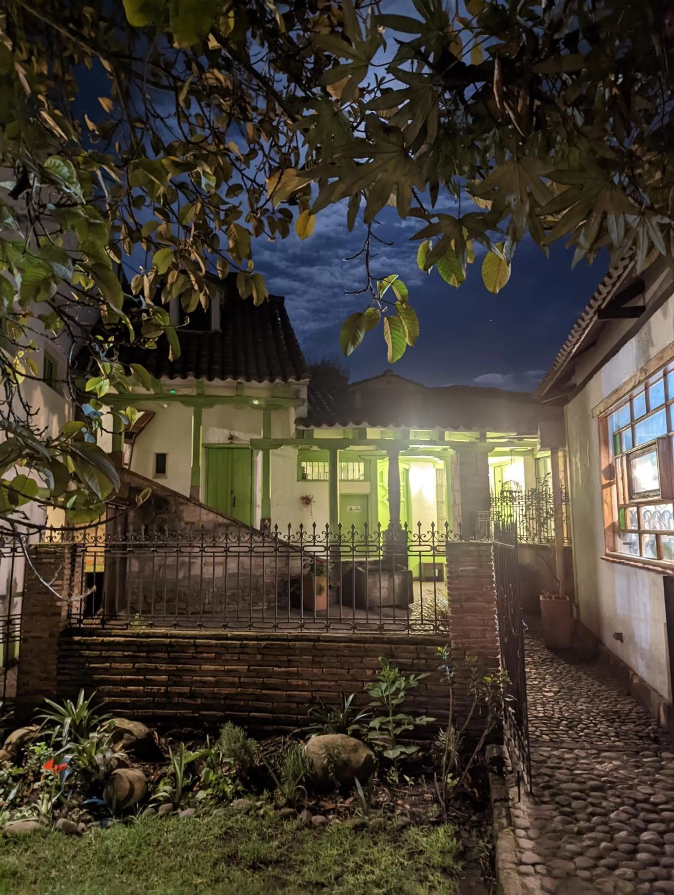 Property building in Posada Cafe La Huerta