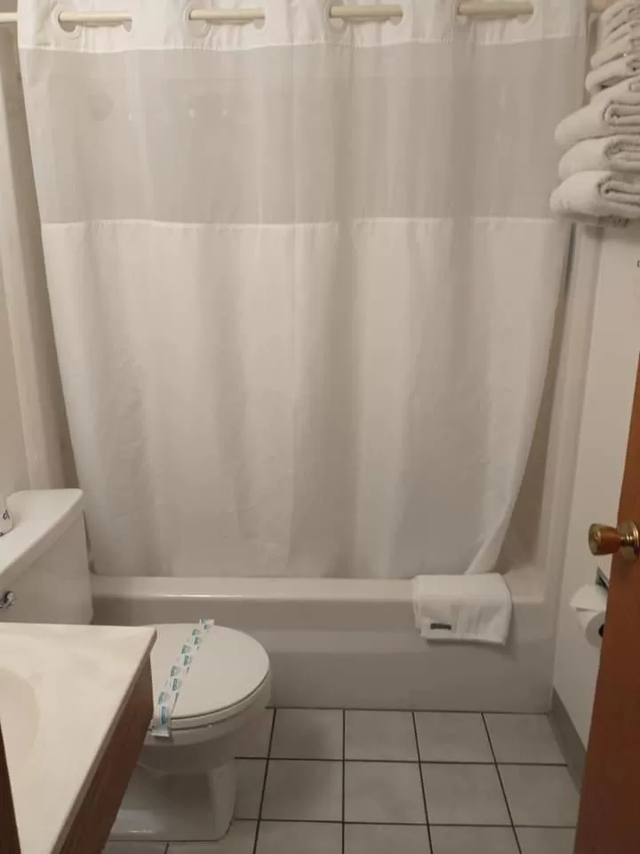Bathroom in Americas Best Value Inn Sauk Centre