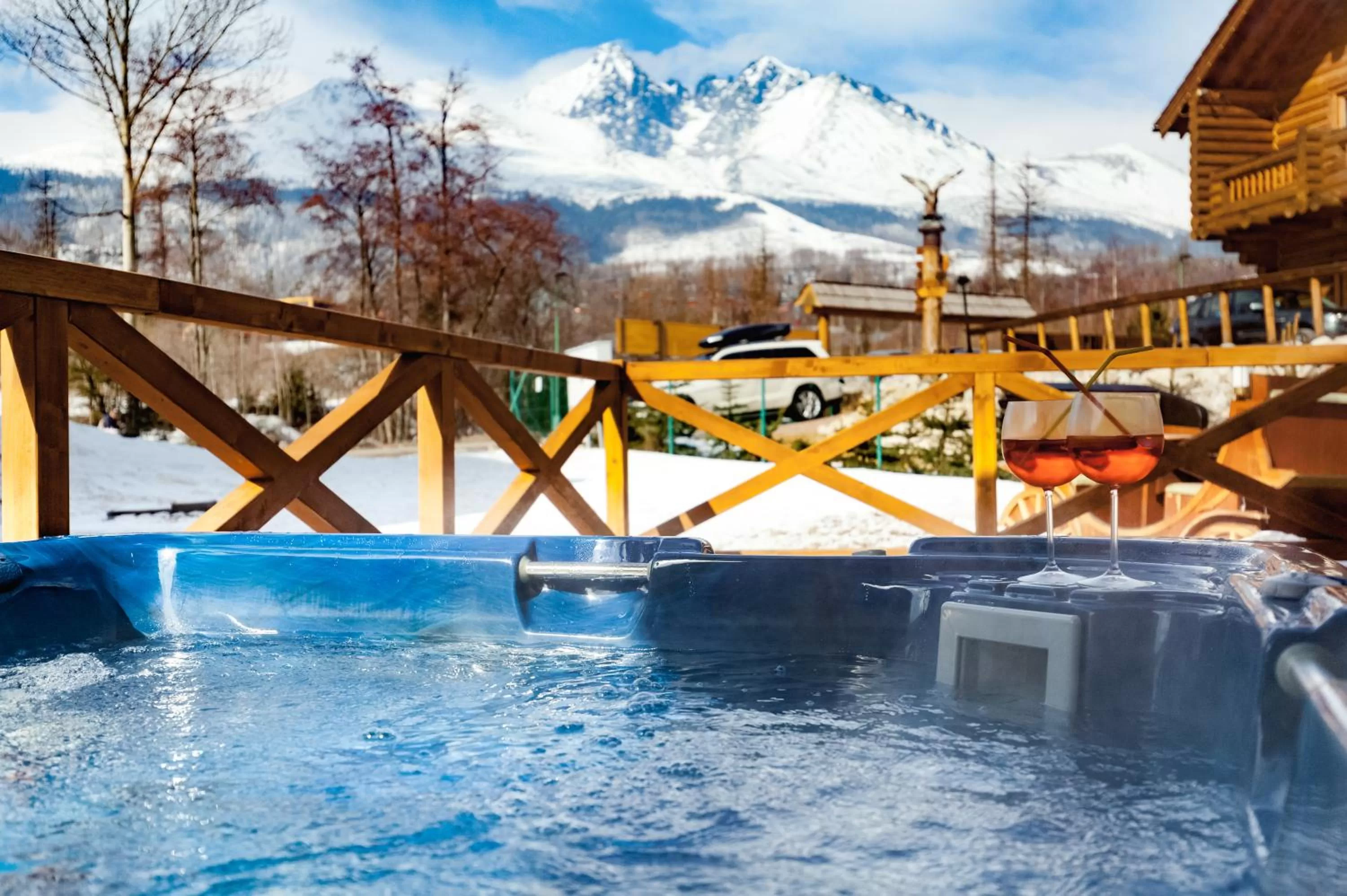 Hot Tub in Chalets CEDER 1