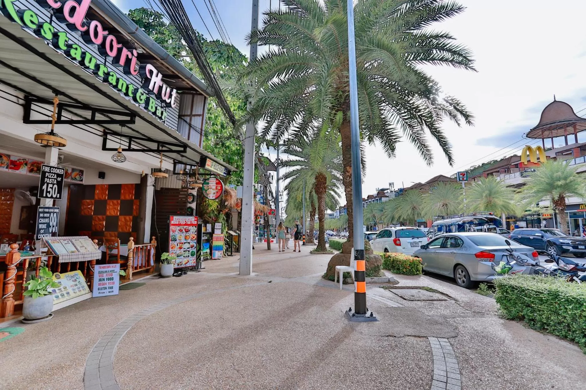 Street view in GP House Krabi Aonang Beach