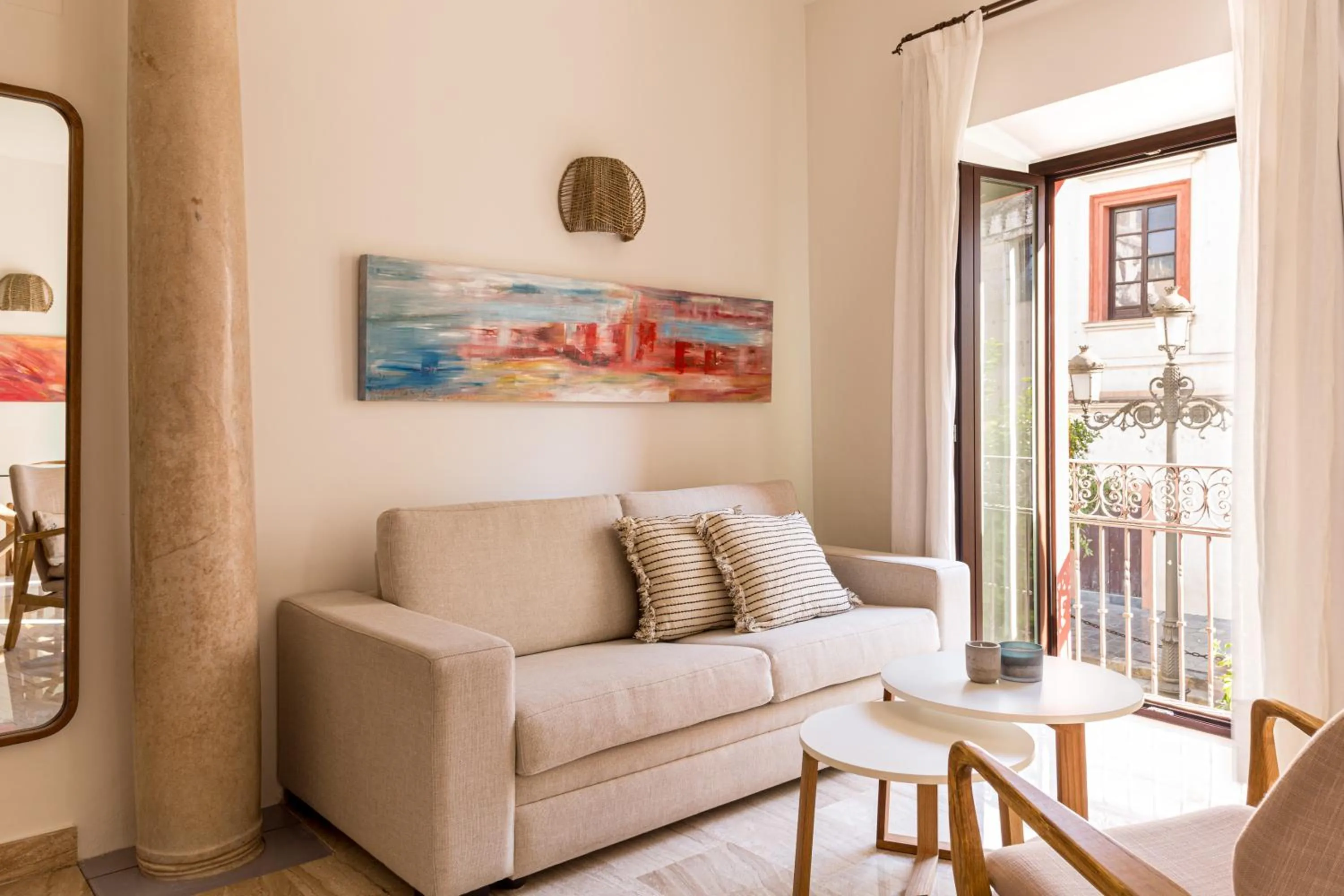 Living room in Puerta Catedral Apartments