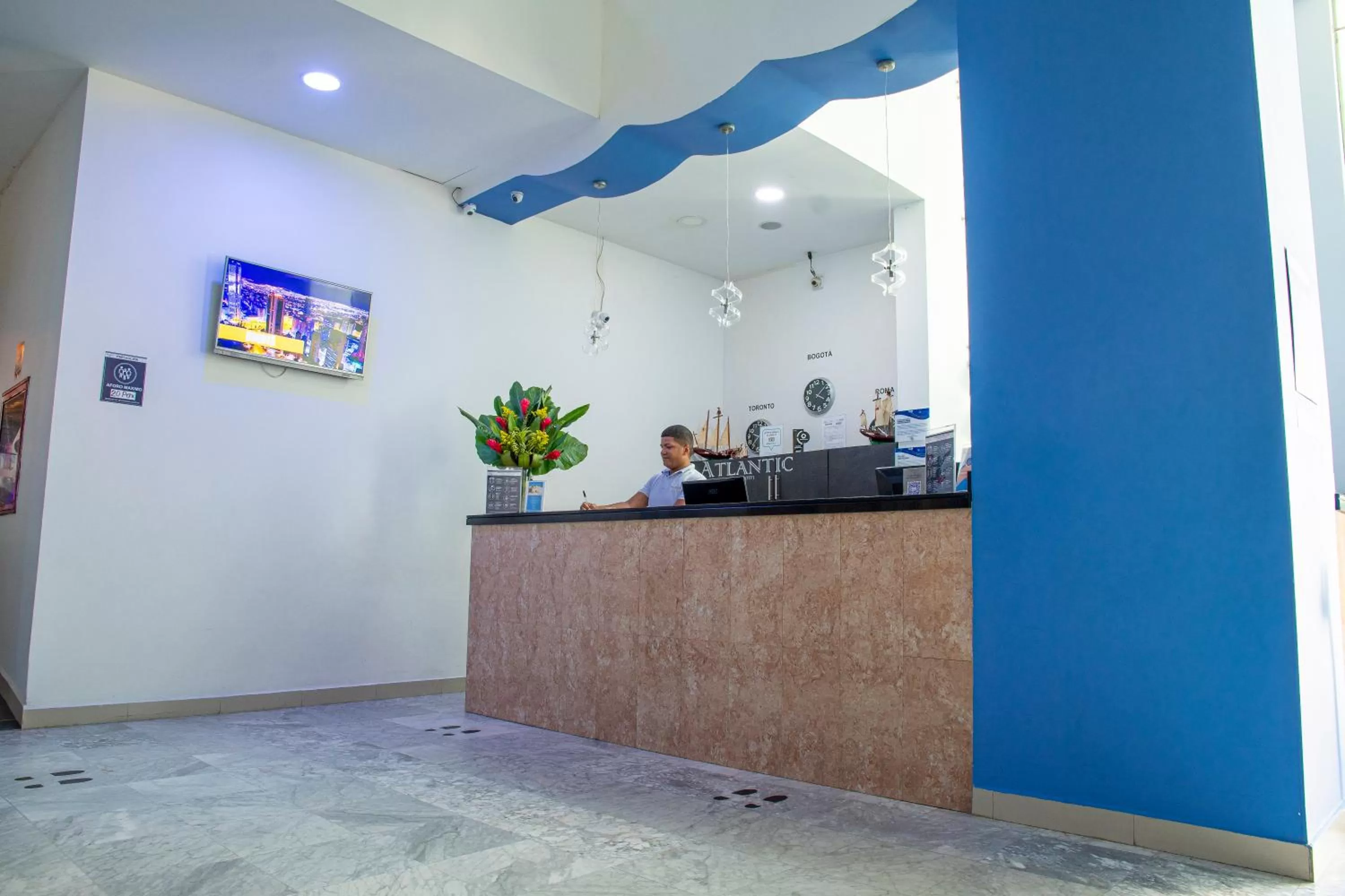 Lobby or reception in Hotel Atlantic Lux