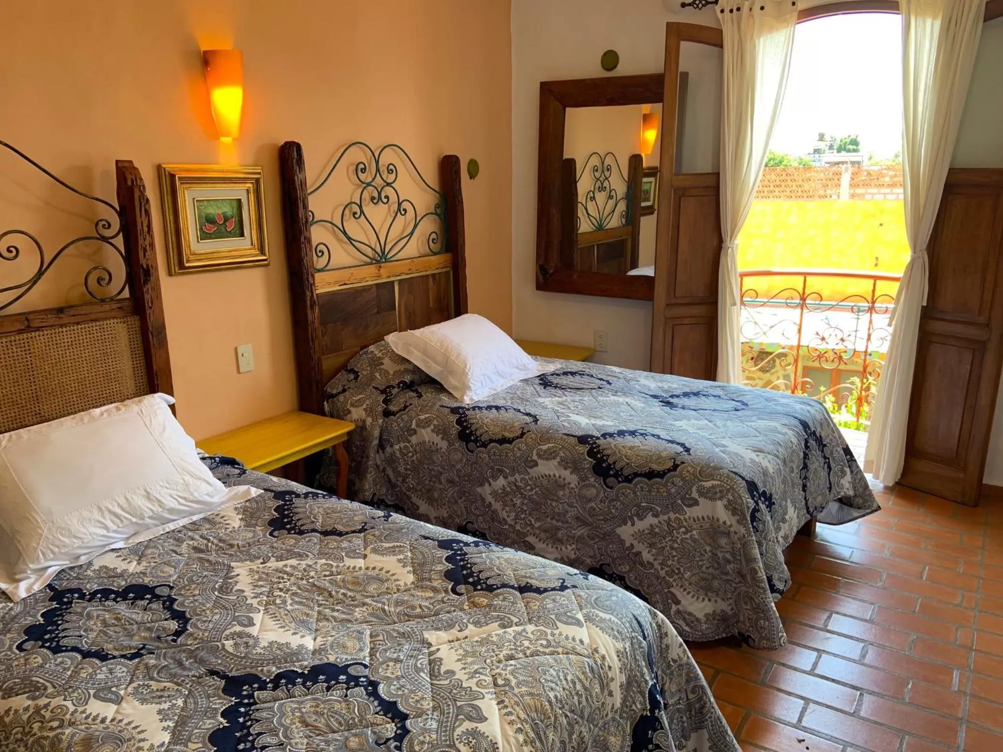 Bedroom, Bed in Casa Miguel Arcangel