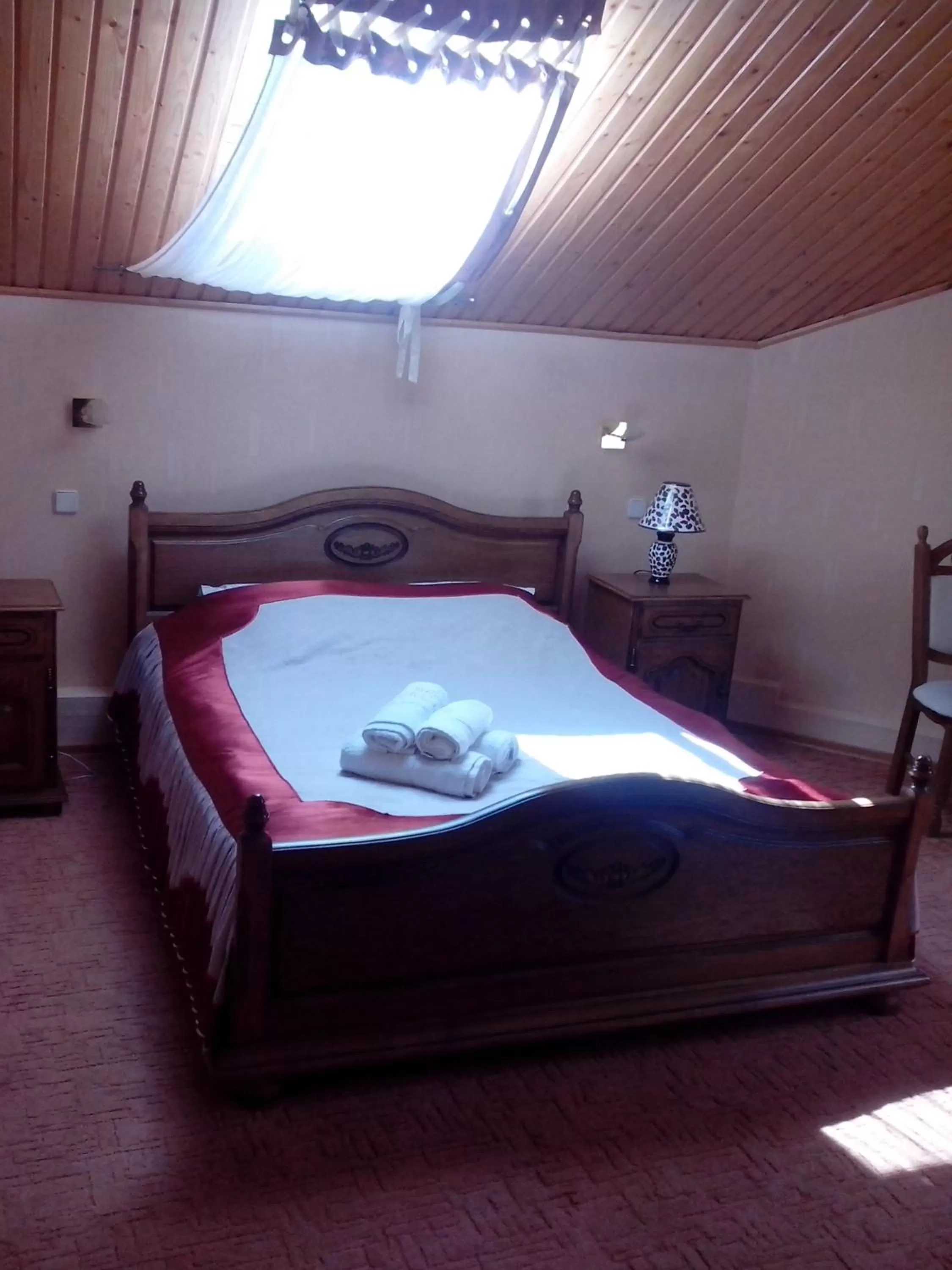 Bed in Morshynska Vezha Hotel