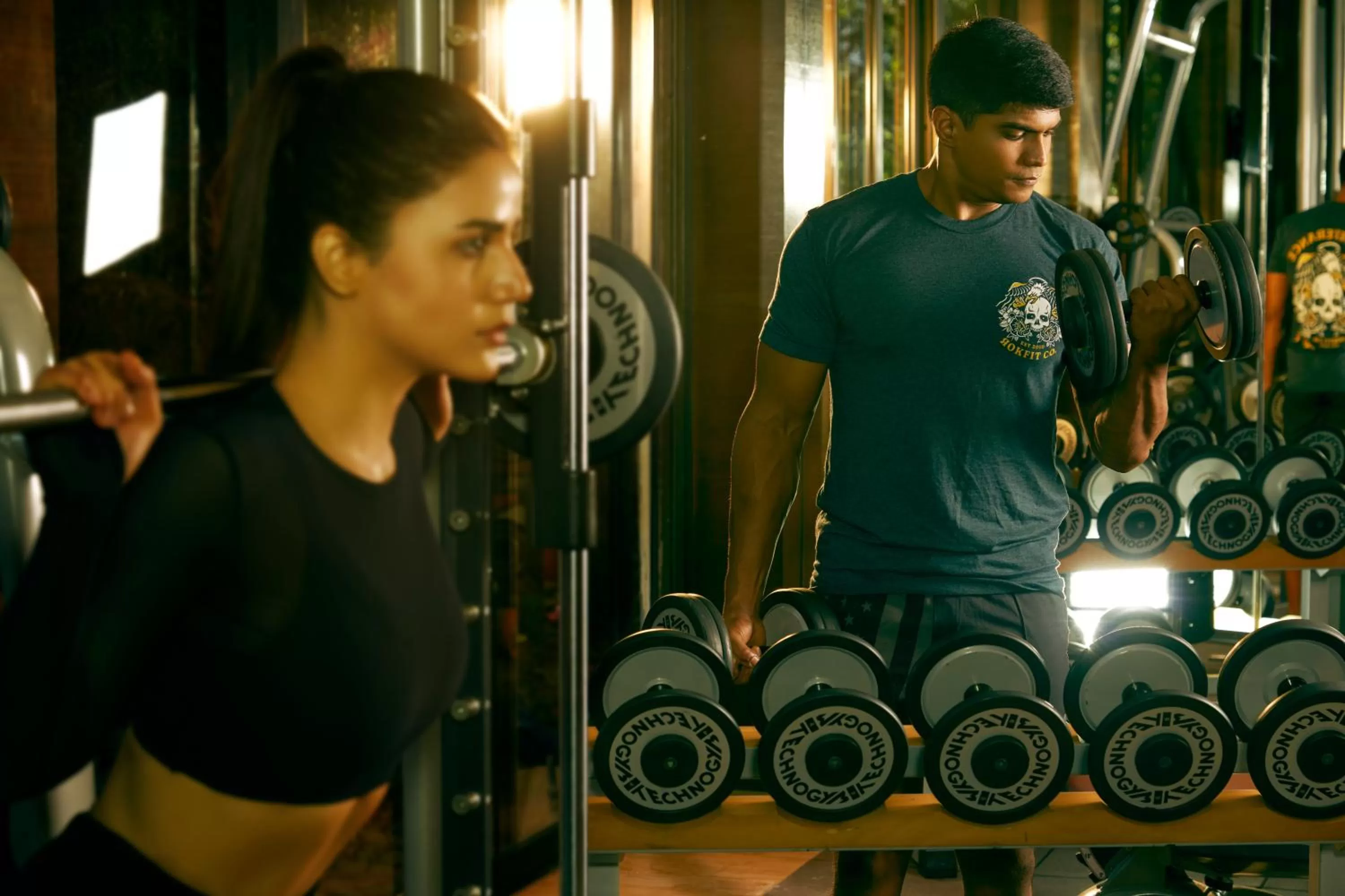 Fitness centre/facilities in Hyatt Hyderabad Gachibowli