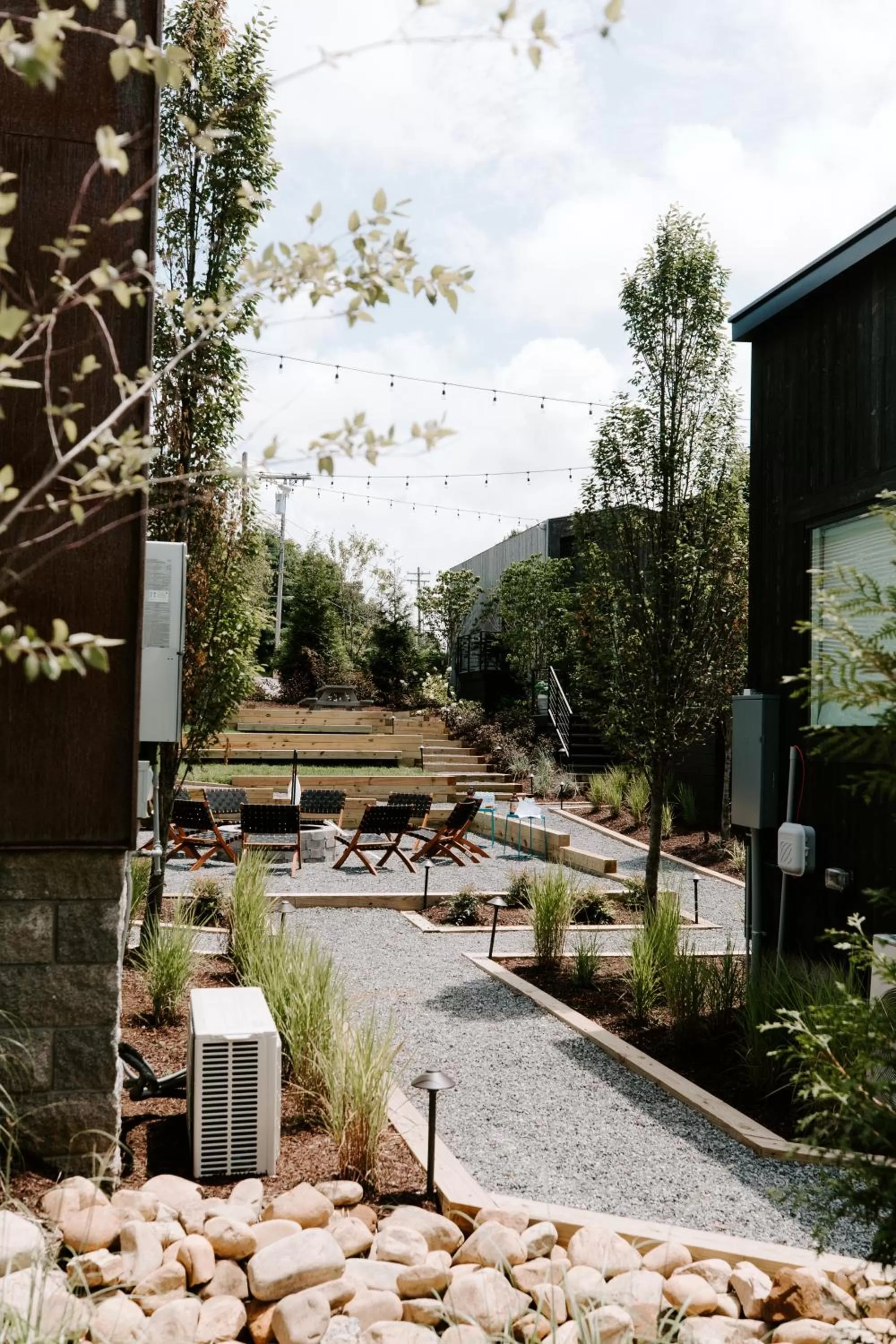 Garden in Ironwood Grove, Tiny House Hotel