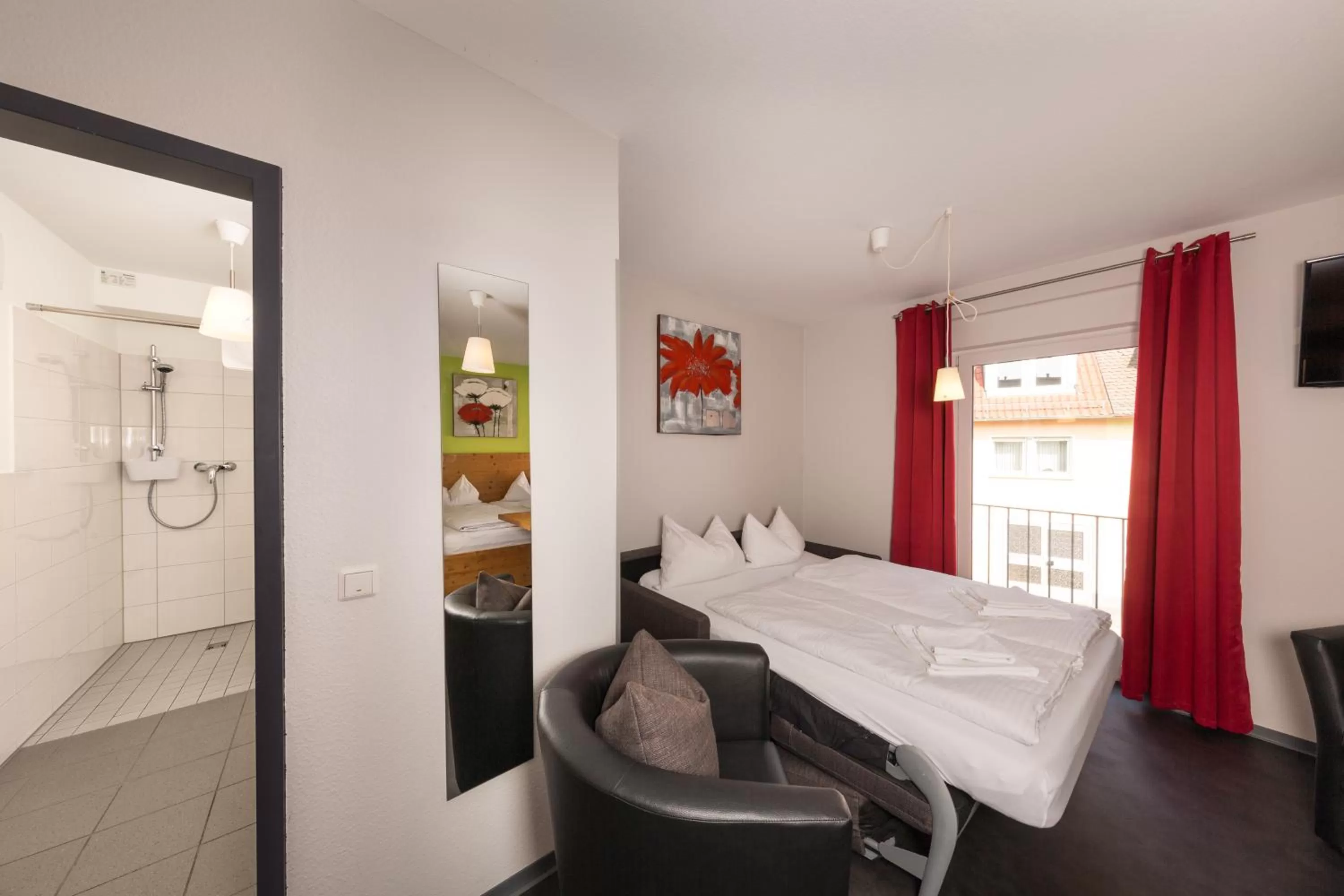 Bed in Hotel Demling