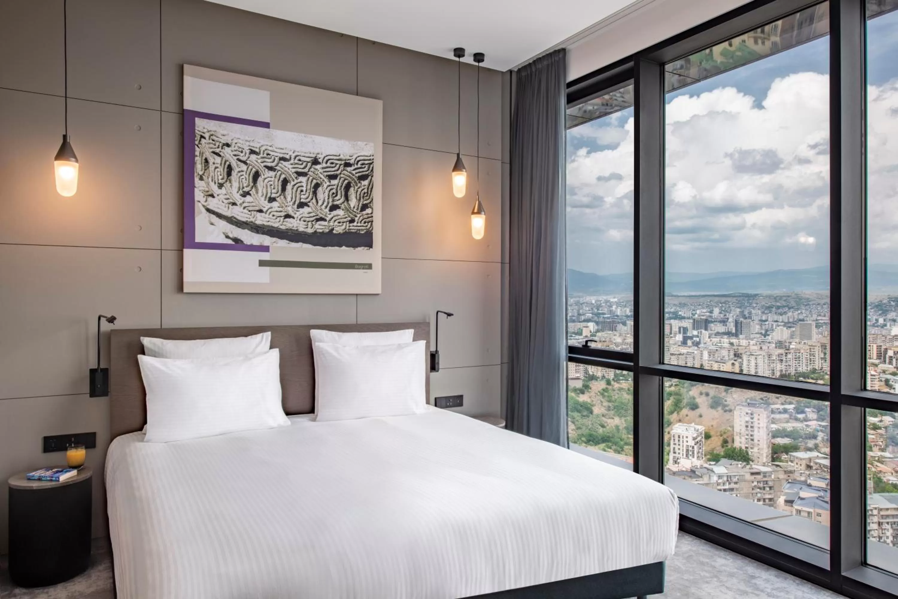 Bedroom, Bed in Pullman Tbilisi Axis Towers