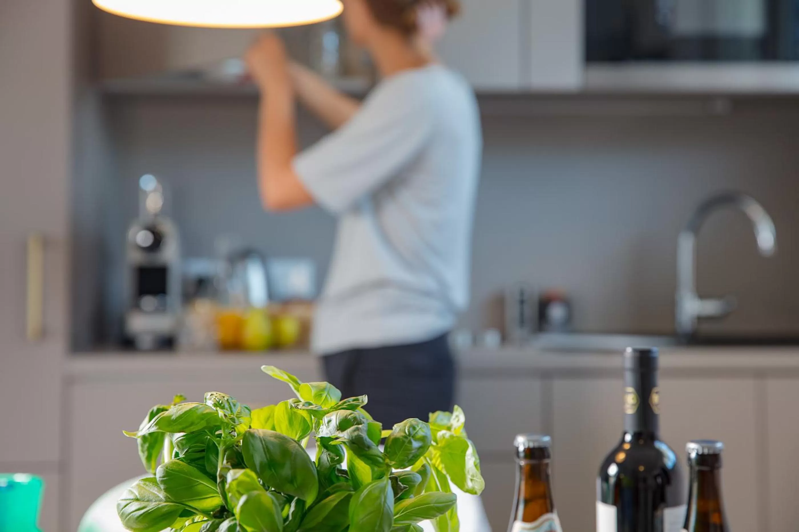 Seating area in DD Suites Serviced Apartments