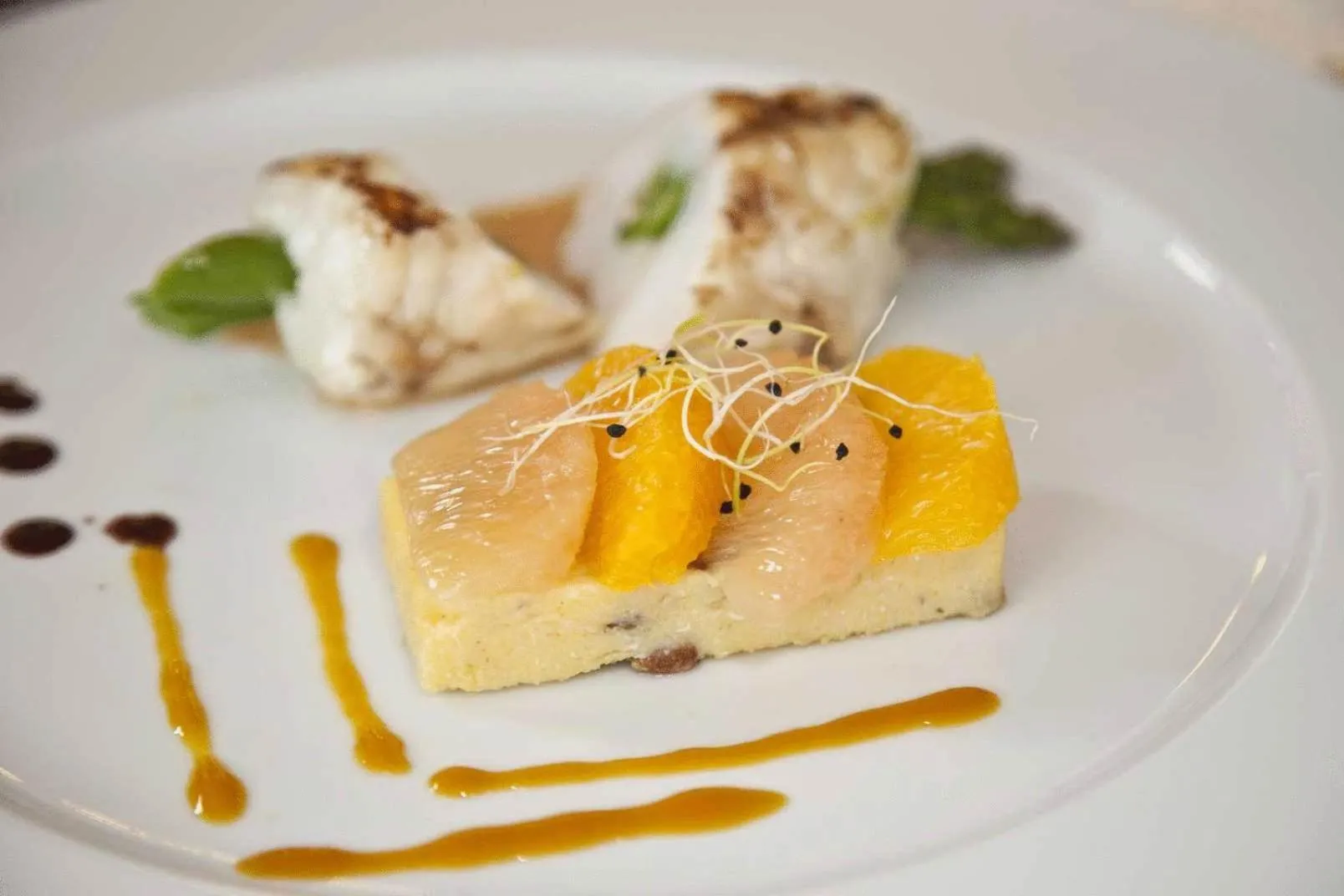 Food close-up in Logis Hôtel Restaurant Le Coq Hardi