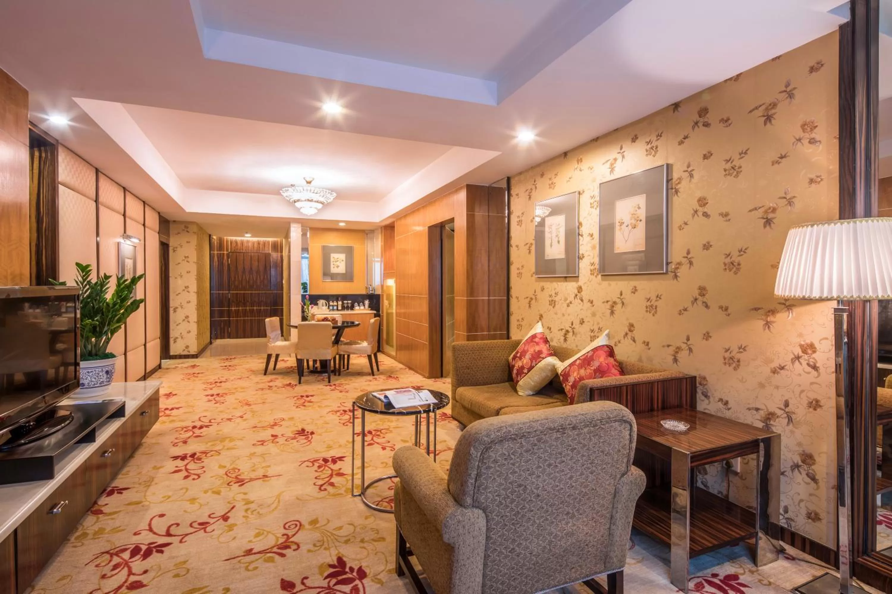 Living room in Asia International Hotel Guangdong