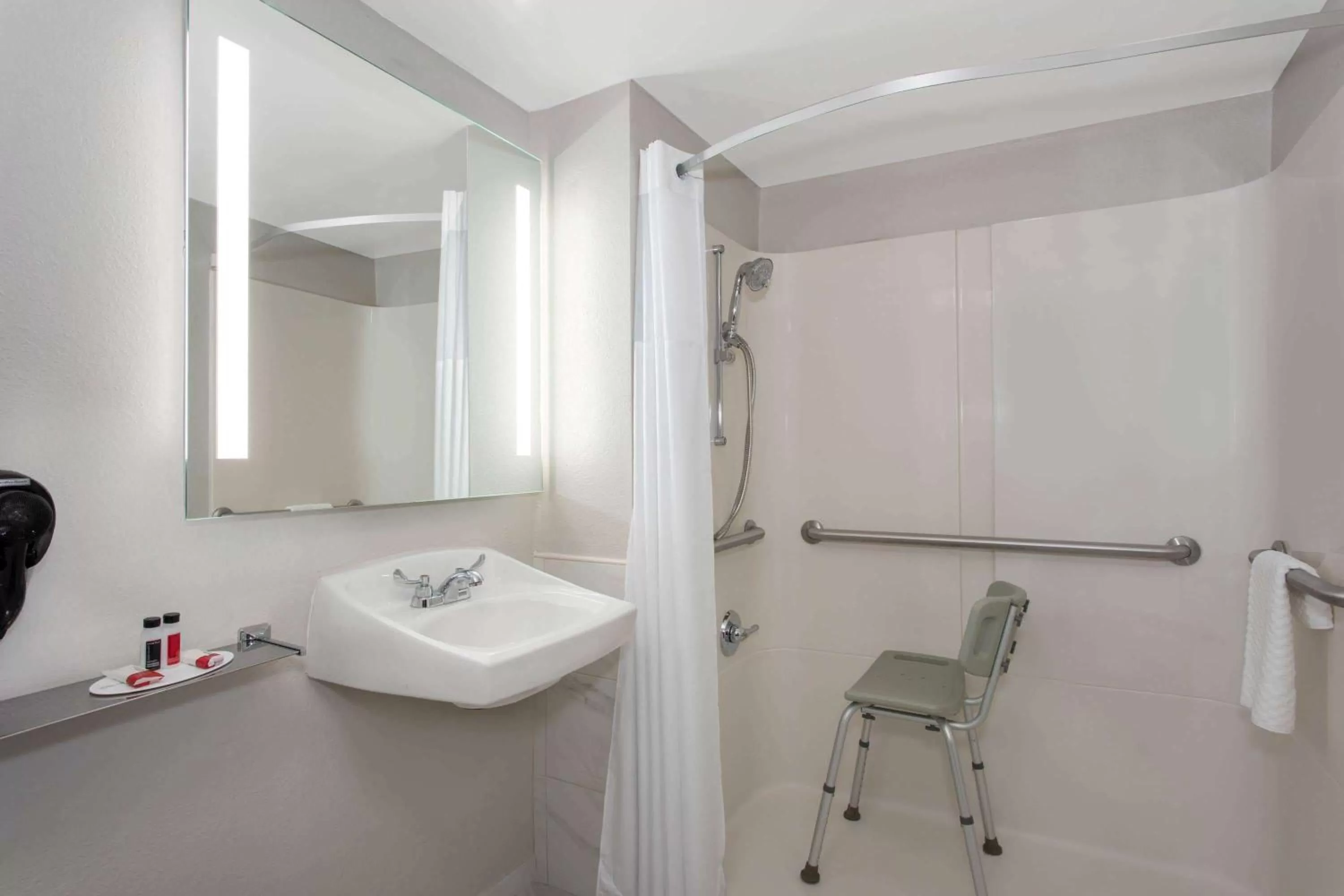 King Room with Roll-In Shower - Mobility/Hearing Accessible - Non-Smoking in Days Inn by Wyndham Orlando Conv. Center/International Dr
