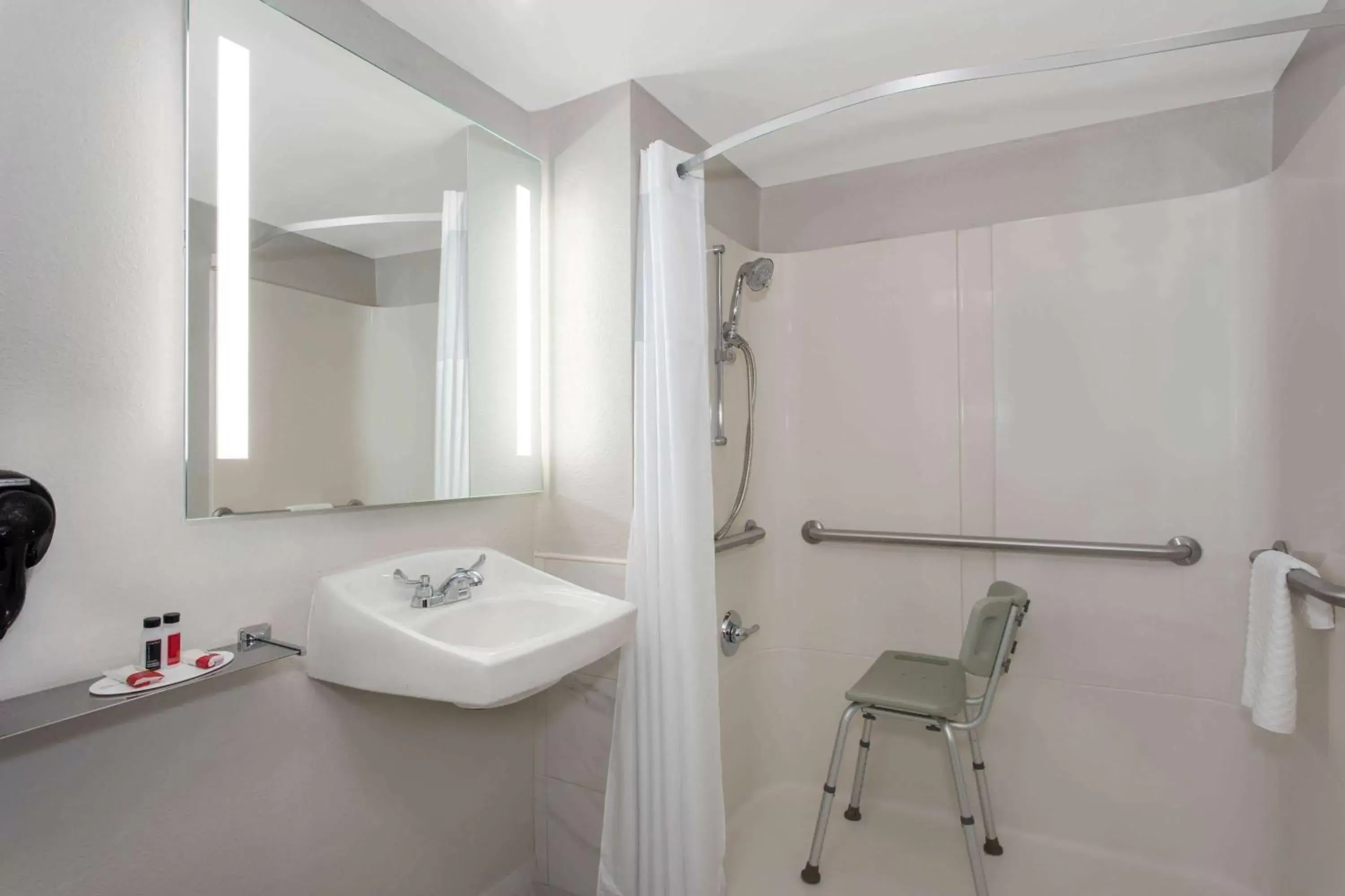 King Room with Roll-In Shower - Mobility/Hearing Accessible - Non-Smoking in Days Inn by Wyndham Orlando Conv. Center/International Dr King Room with Roll-In Shower - Mobility/Hearing Accessible - Non-Smoking in Days Inn by Wyndham Orlando Conv. Center/International Dr