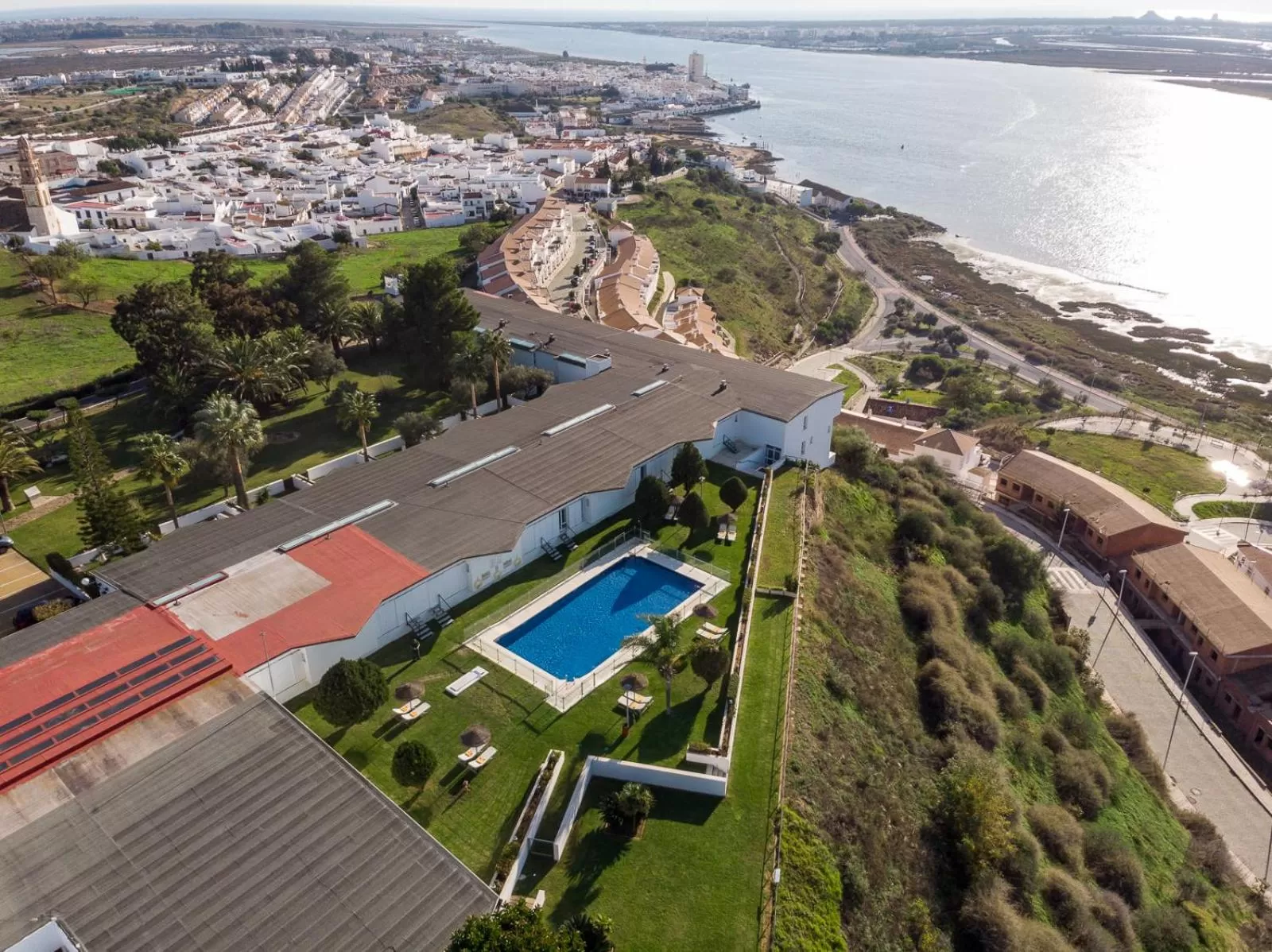 Bird's eye view in Parador de Ayamonte
