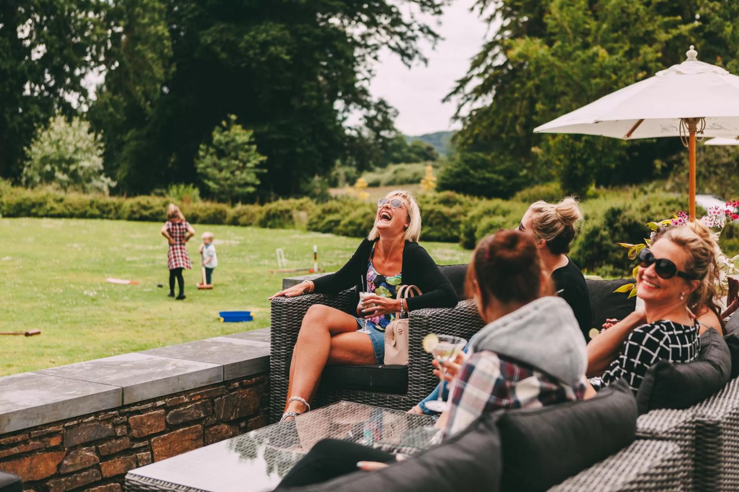 Patio in The Cornwall Hotel Spa & Lodges