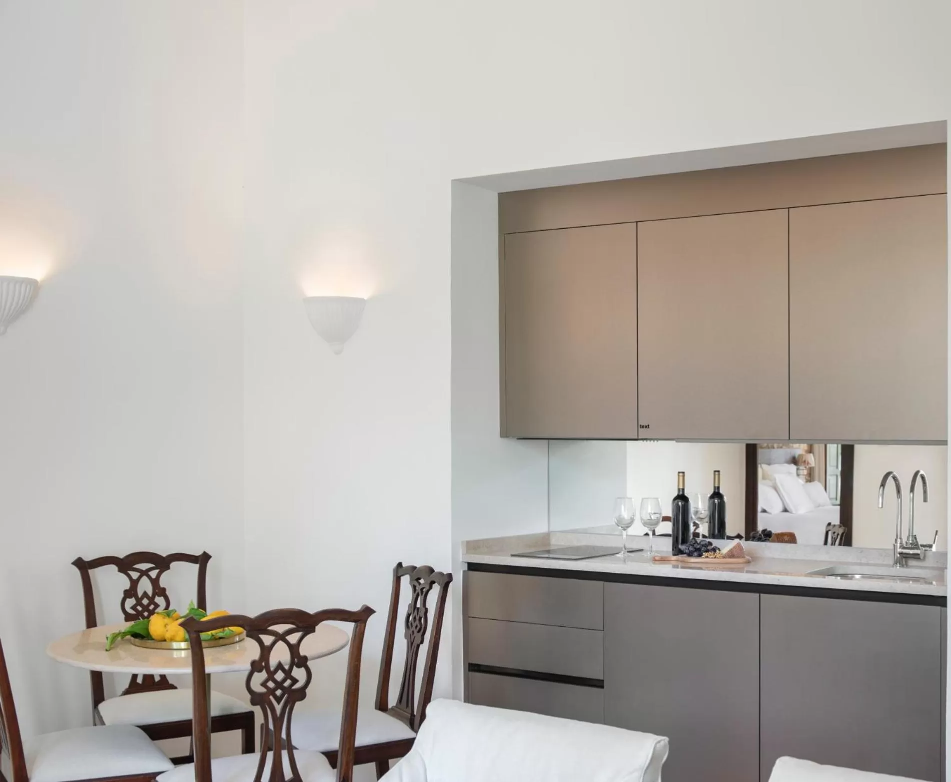 Kitchen or kitchenette in Ca'n Puig de Sòller