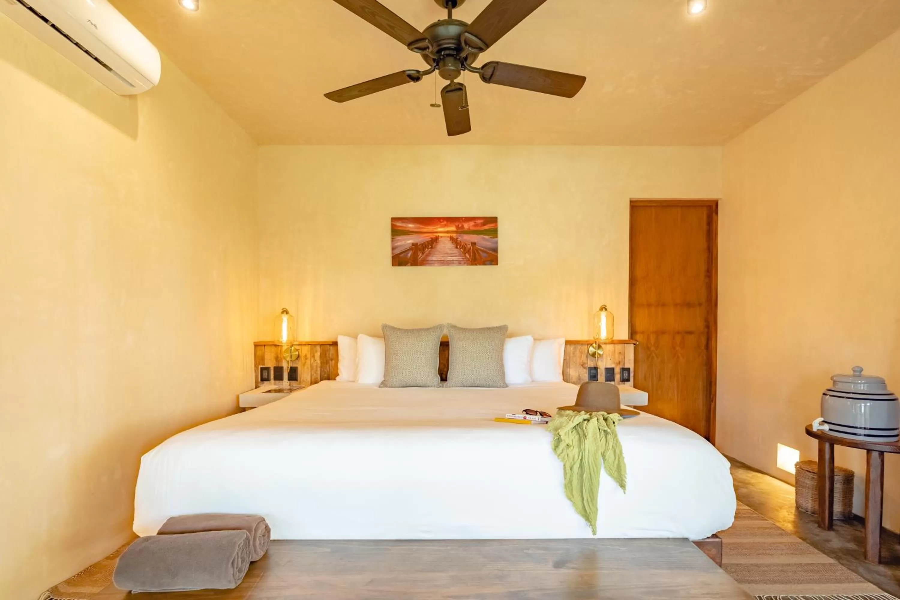 Bed in Casa Ganesh Tulum-Beachfront hotel by Ahau Collection