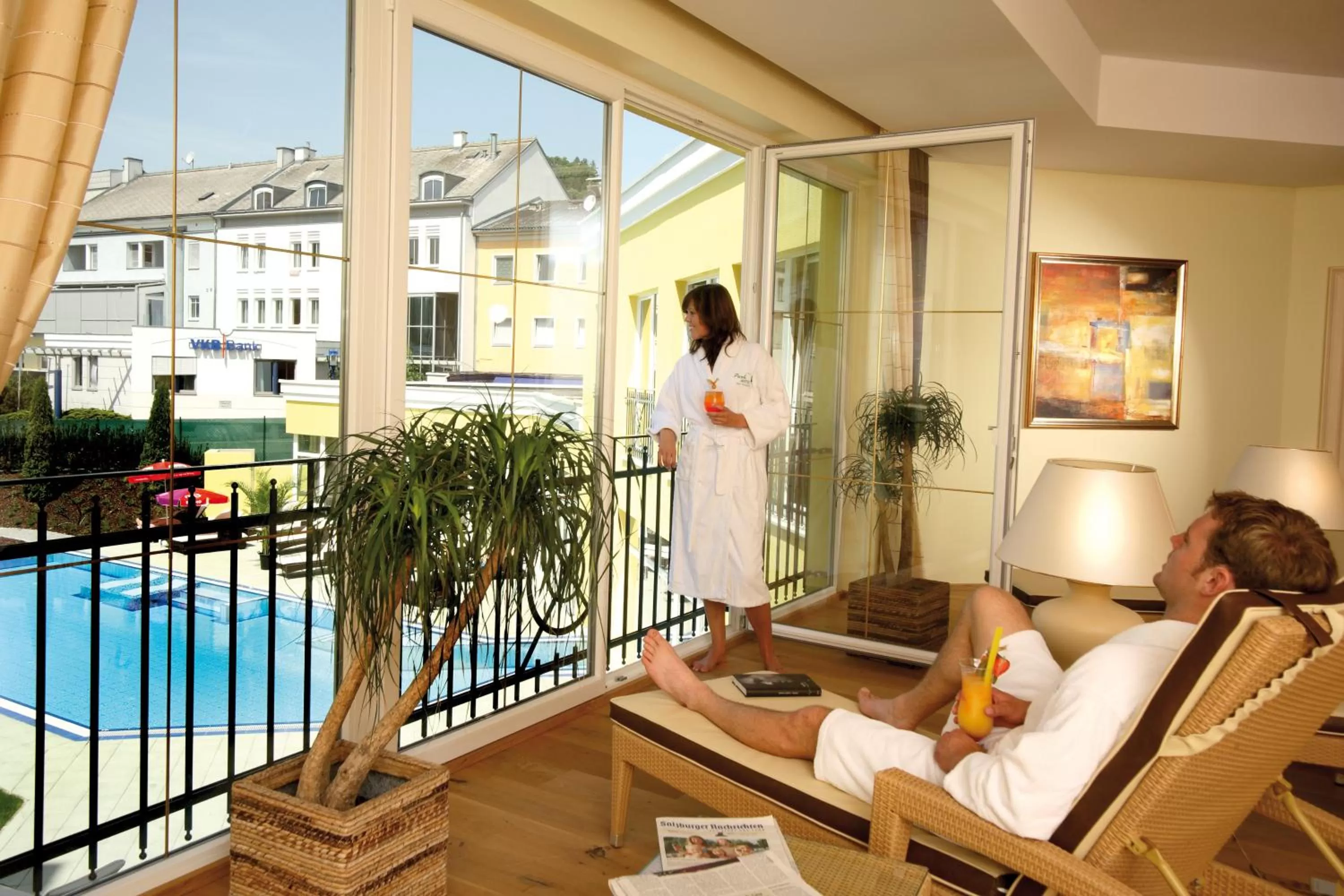 Spa and wellness centre/facilities in Parkhotel