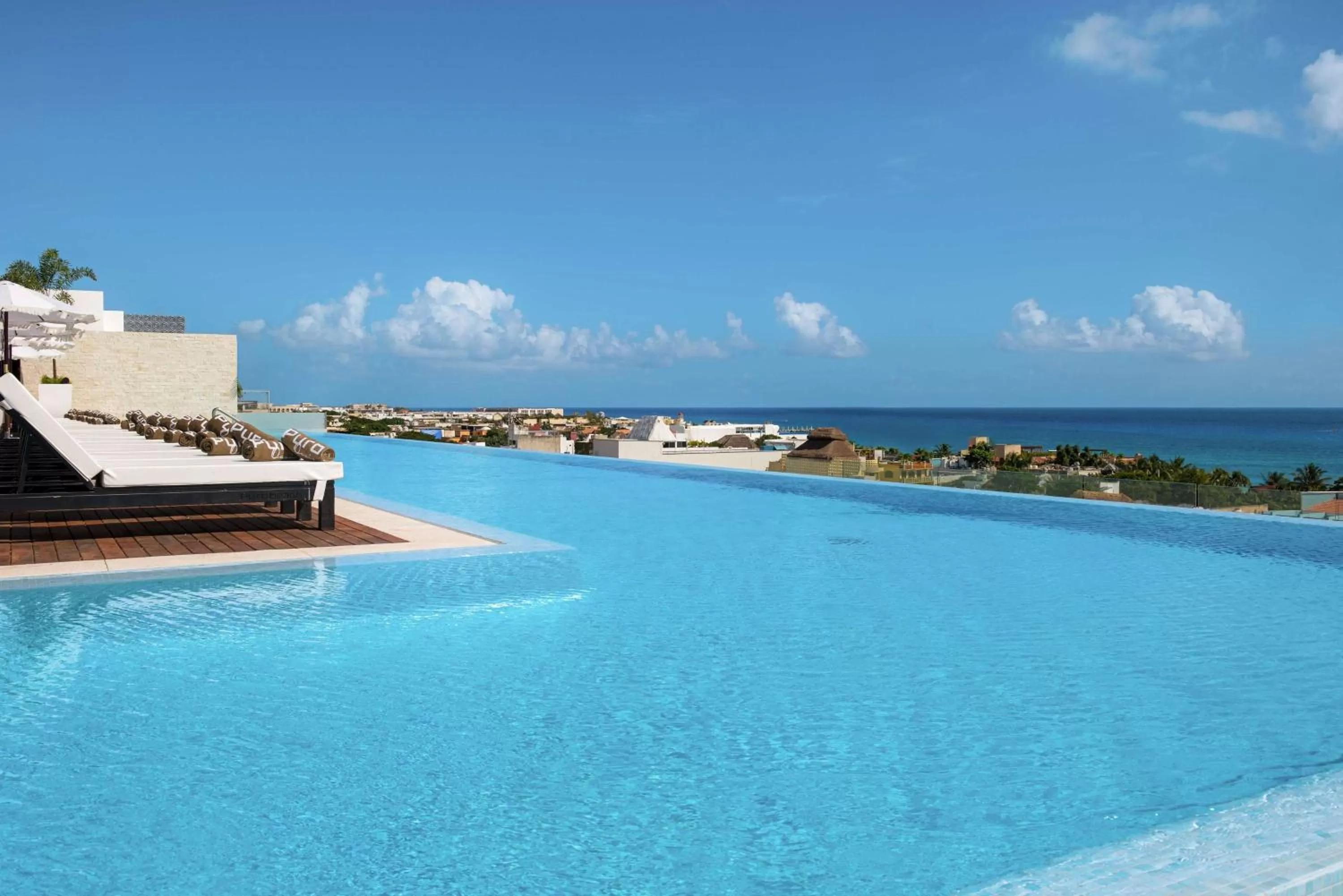 Pool view in The Fives Downtown Hotel & Residences, Curio Collection by Hilton