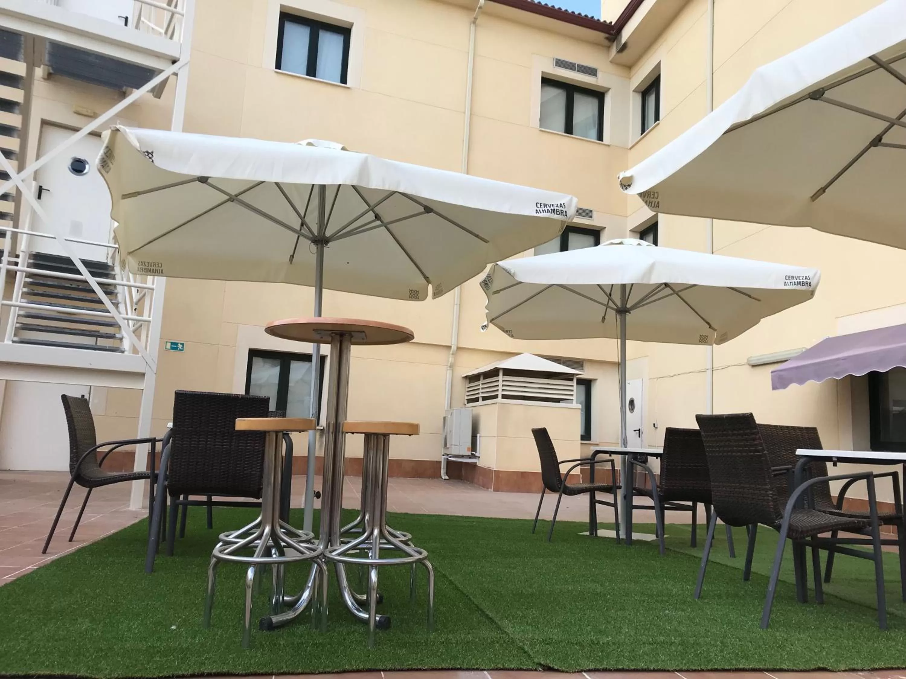 Balcony/Terrace in Hotel Puerta de Ocaña
