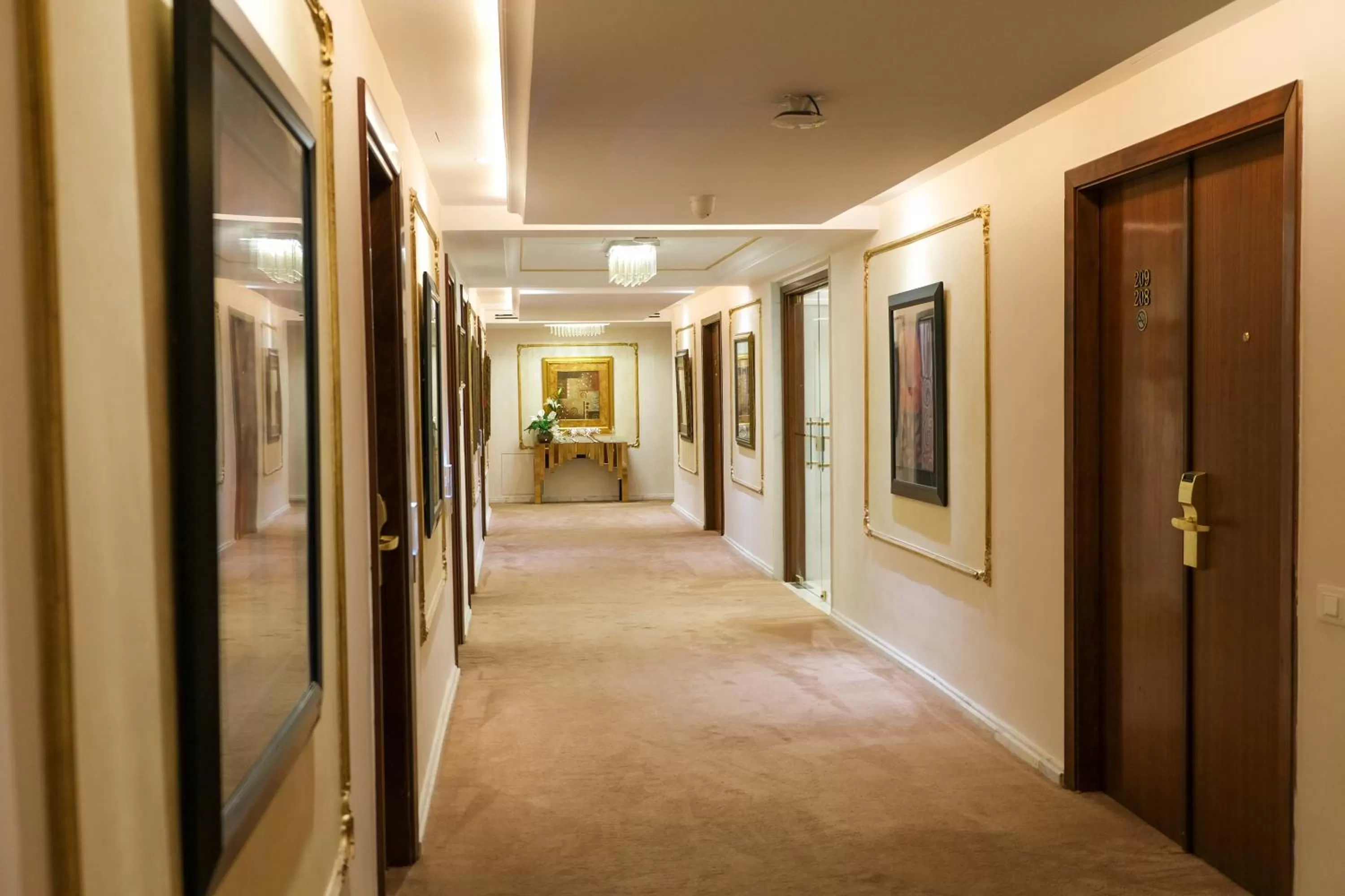 Inner courtyard view in Amman International Hotel