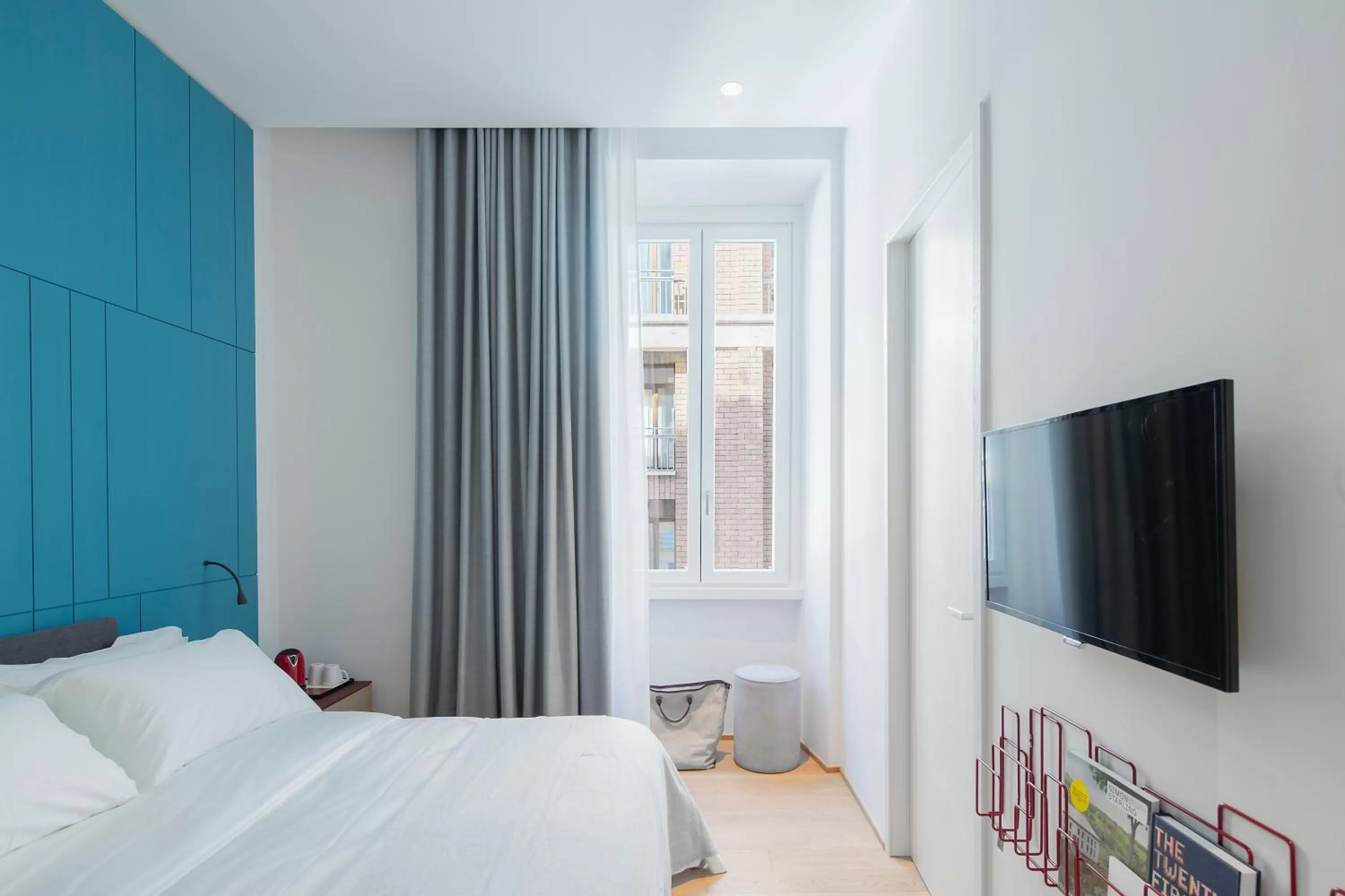 Bed in The Radical Hotel Roma