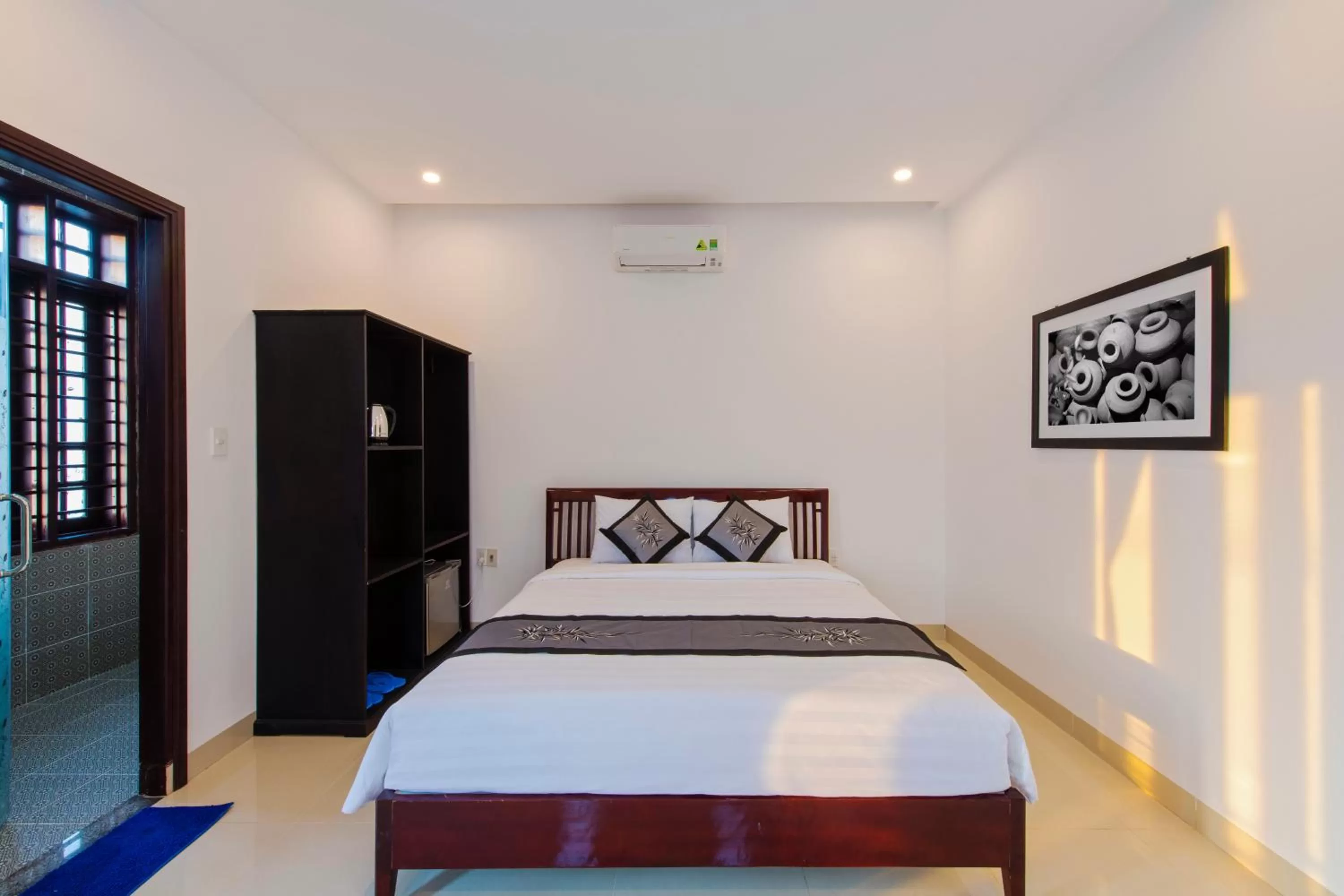 Bed in Ancient Terracotta Villa