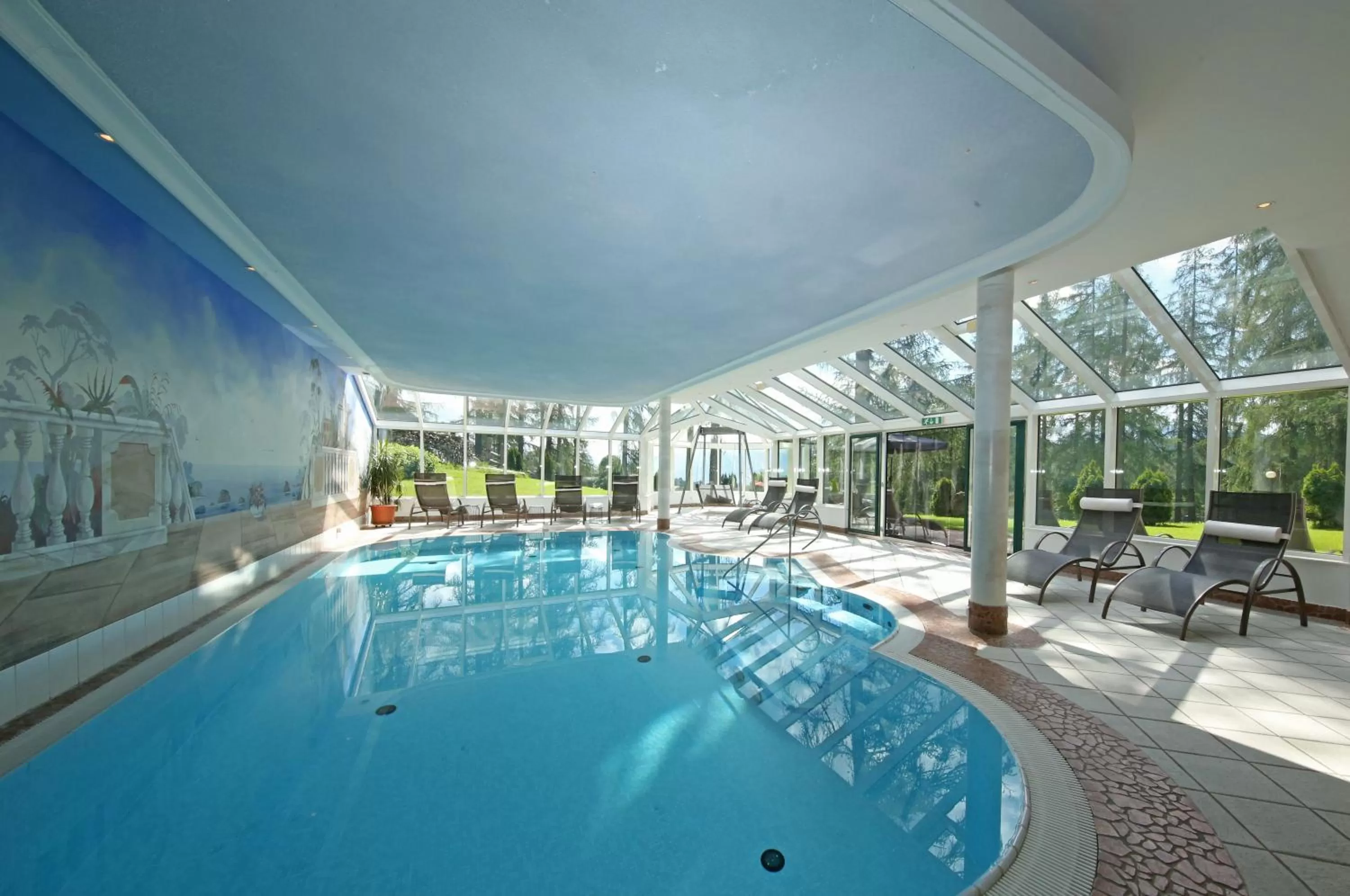 Spa and wellness centre/facilities in Naturhotel Lärchenhof