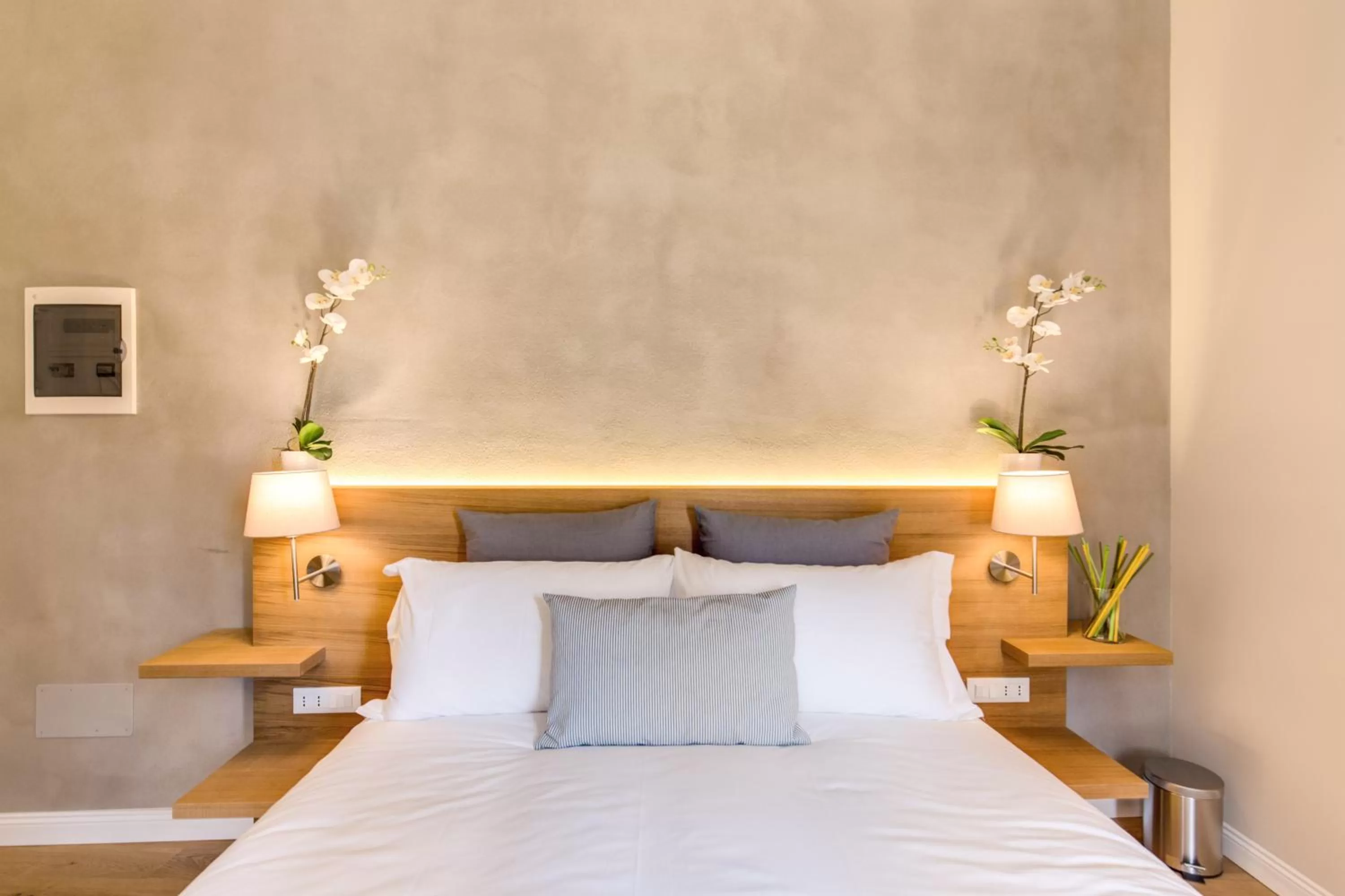 Bed in The Spanish Suite Campo de' Fiori