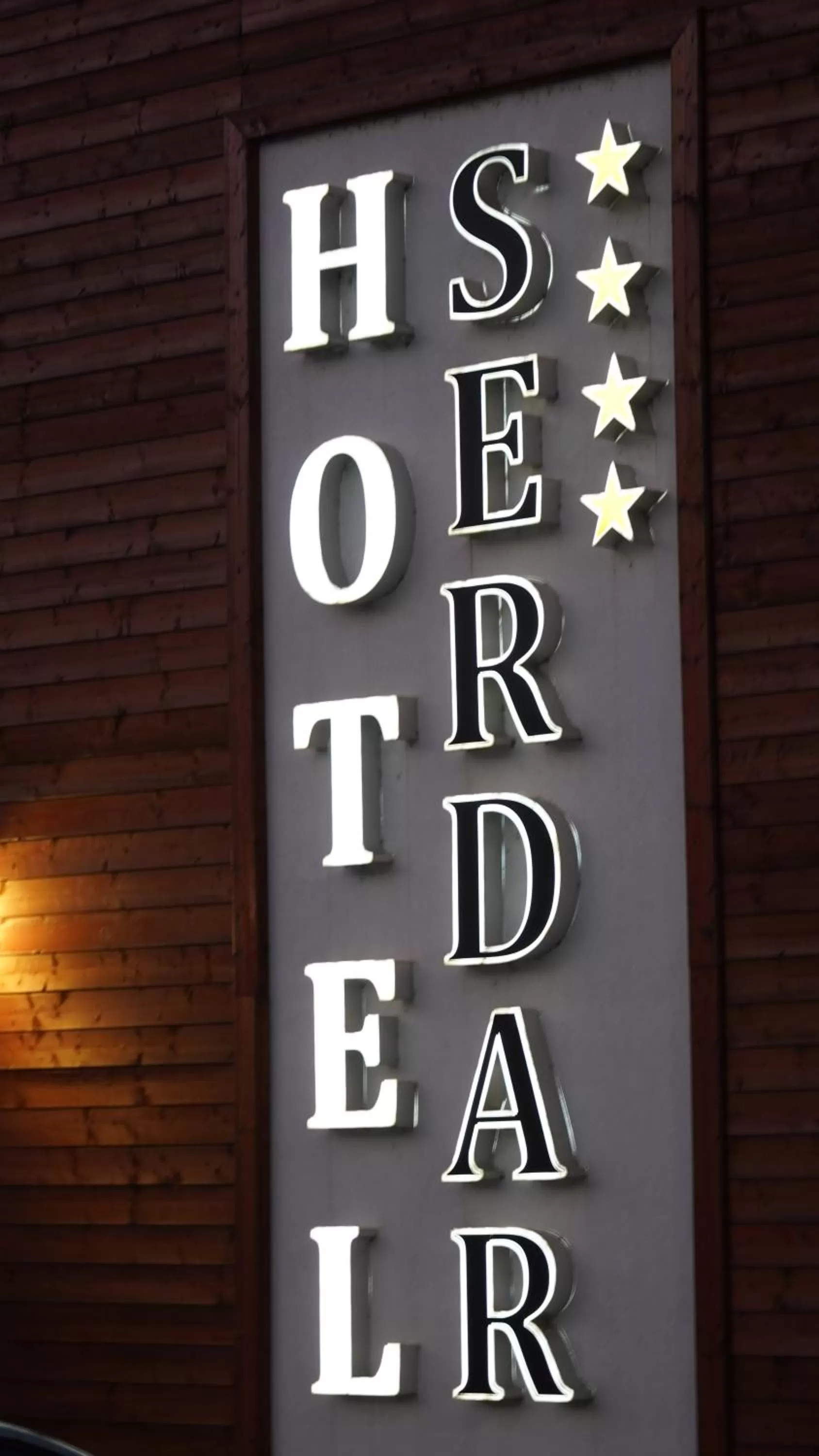 Property logo or sign in Hotel Serdar