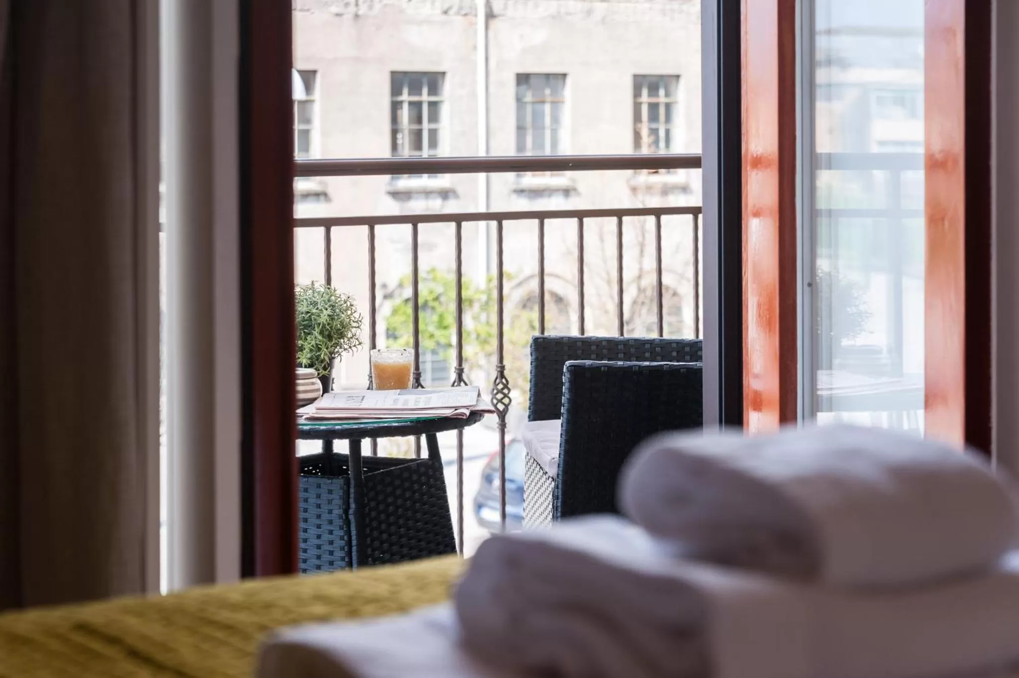 Balcony/Terrace, Bed in Dream House Pompei