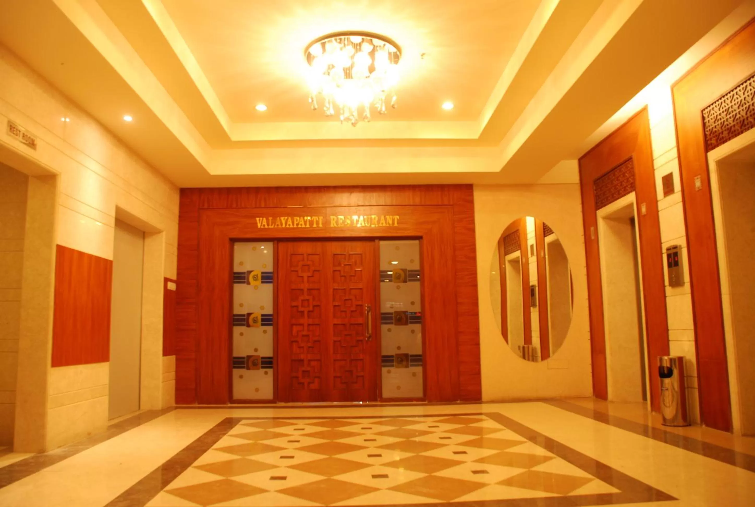 Decorative detail in PLA Krishna Inn