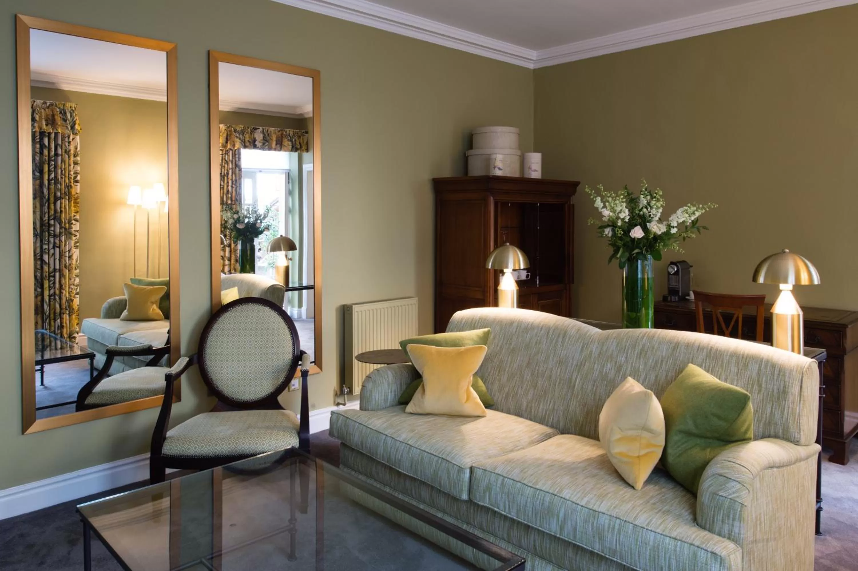 Seating area in One Devonshire Gardens a Hotel Du Vin