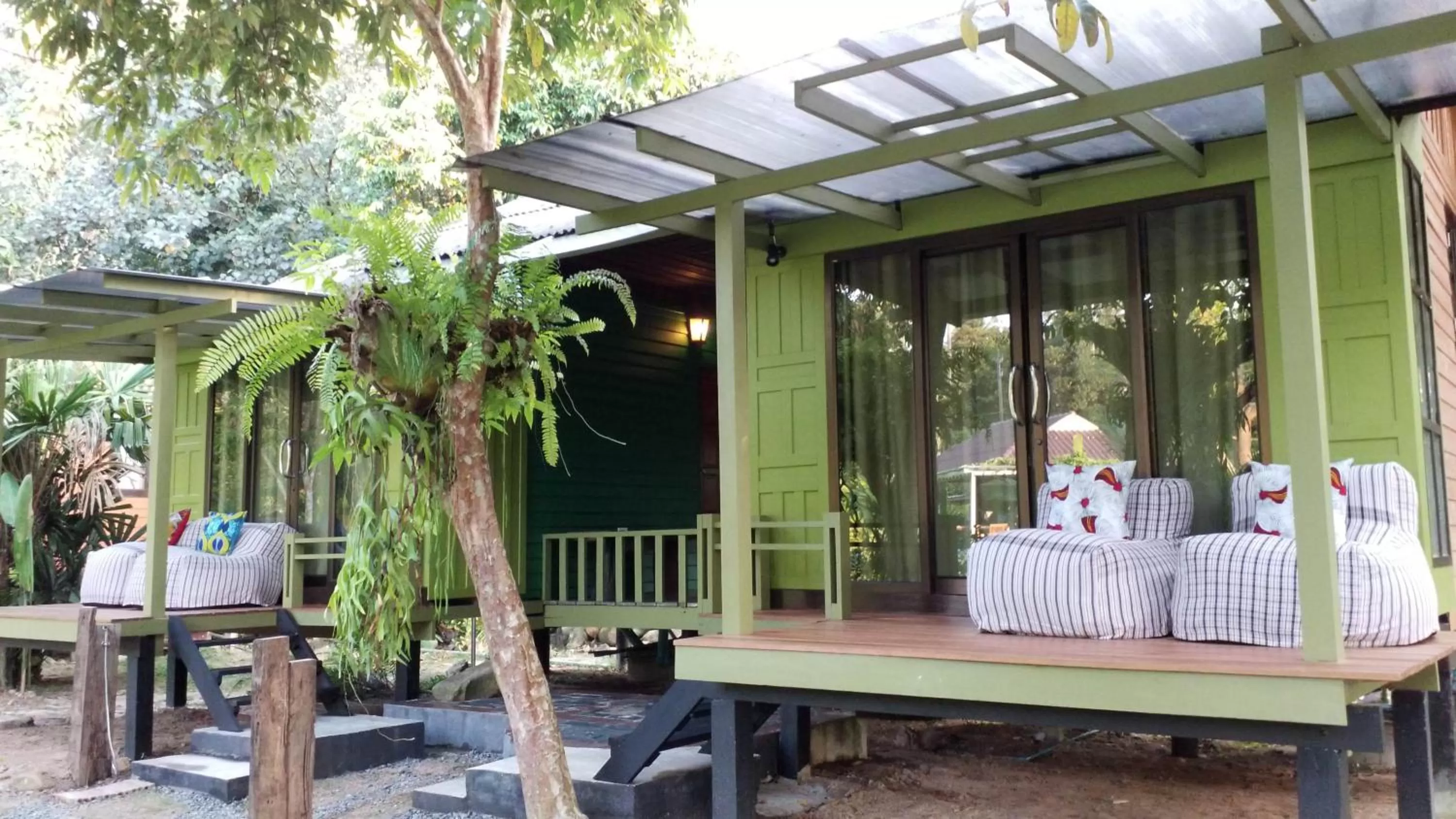 Balcony/Terrace in Baan Bua Cottage SHA EXTRA PLUS B5510