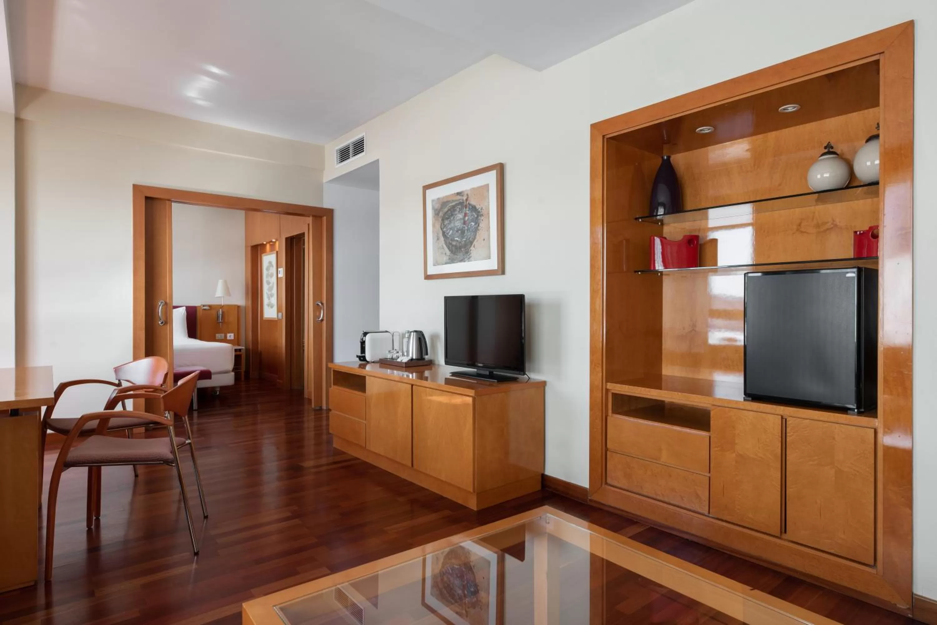 Communal lounge/ TV room in Eurostars Atlántico