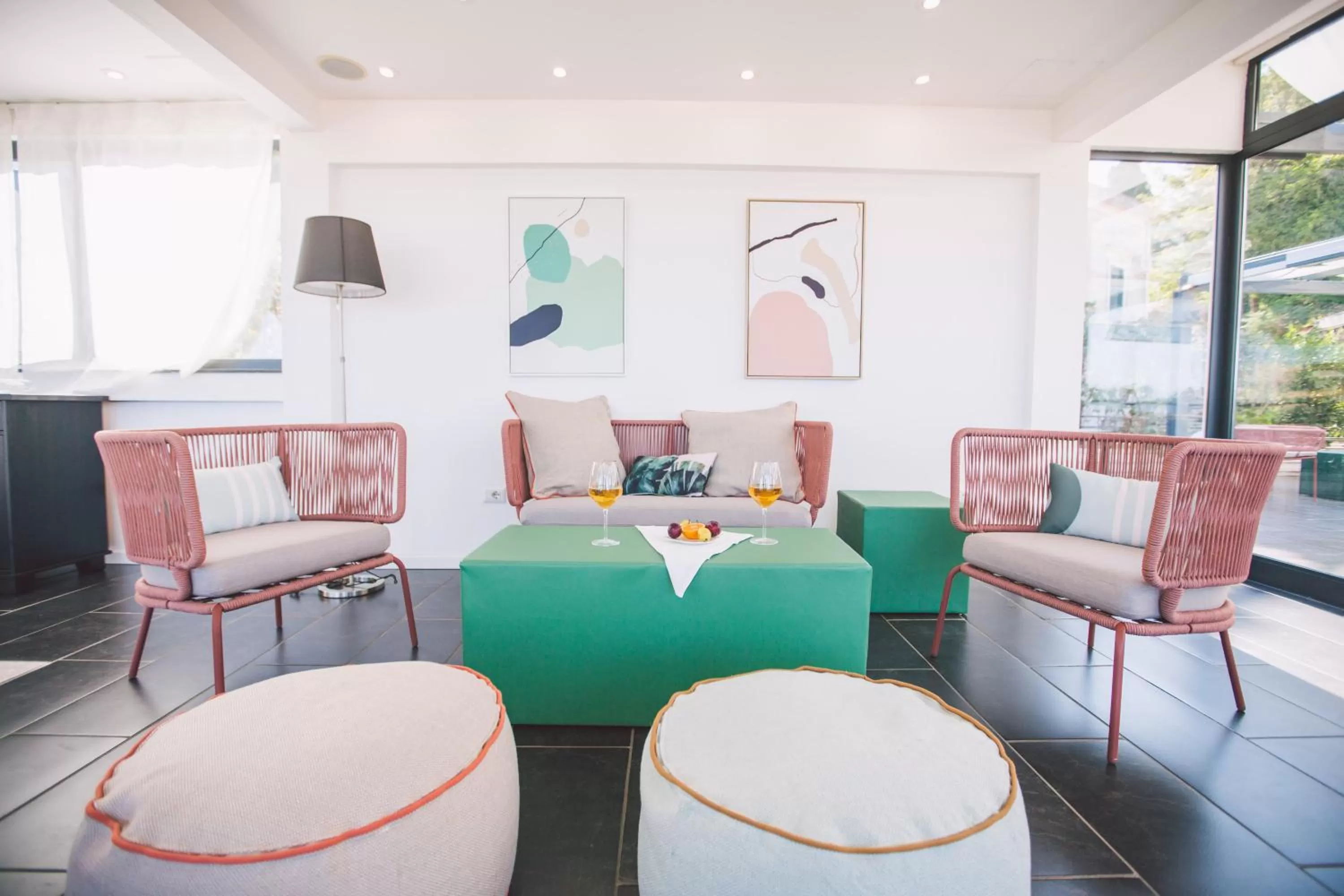 Lounge or bar in Taormina Palace Hotel