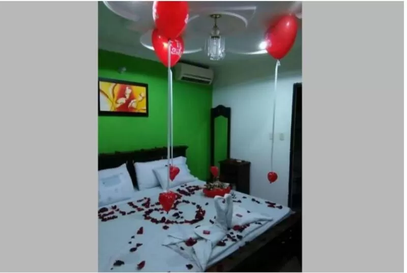 Bed in Hotel Mansión del Cesar