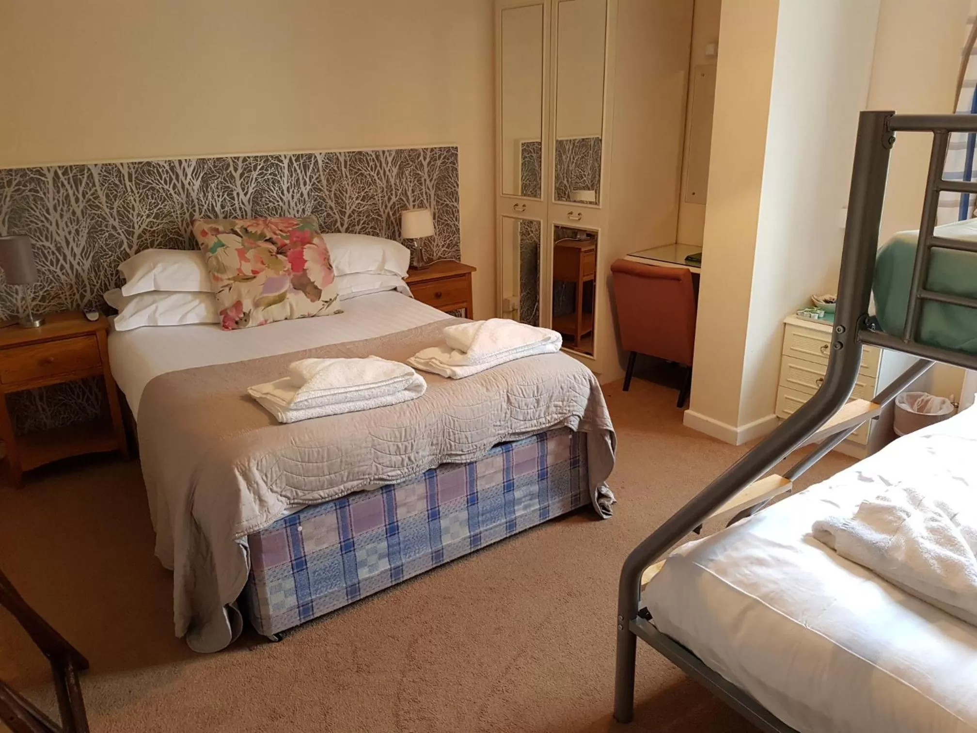 Bed in Glan Aber Hotel