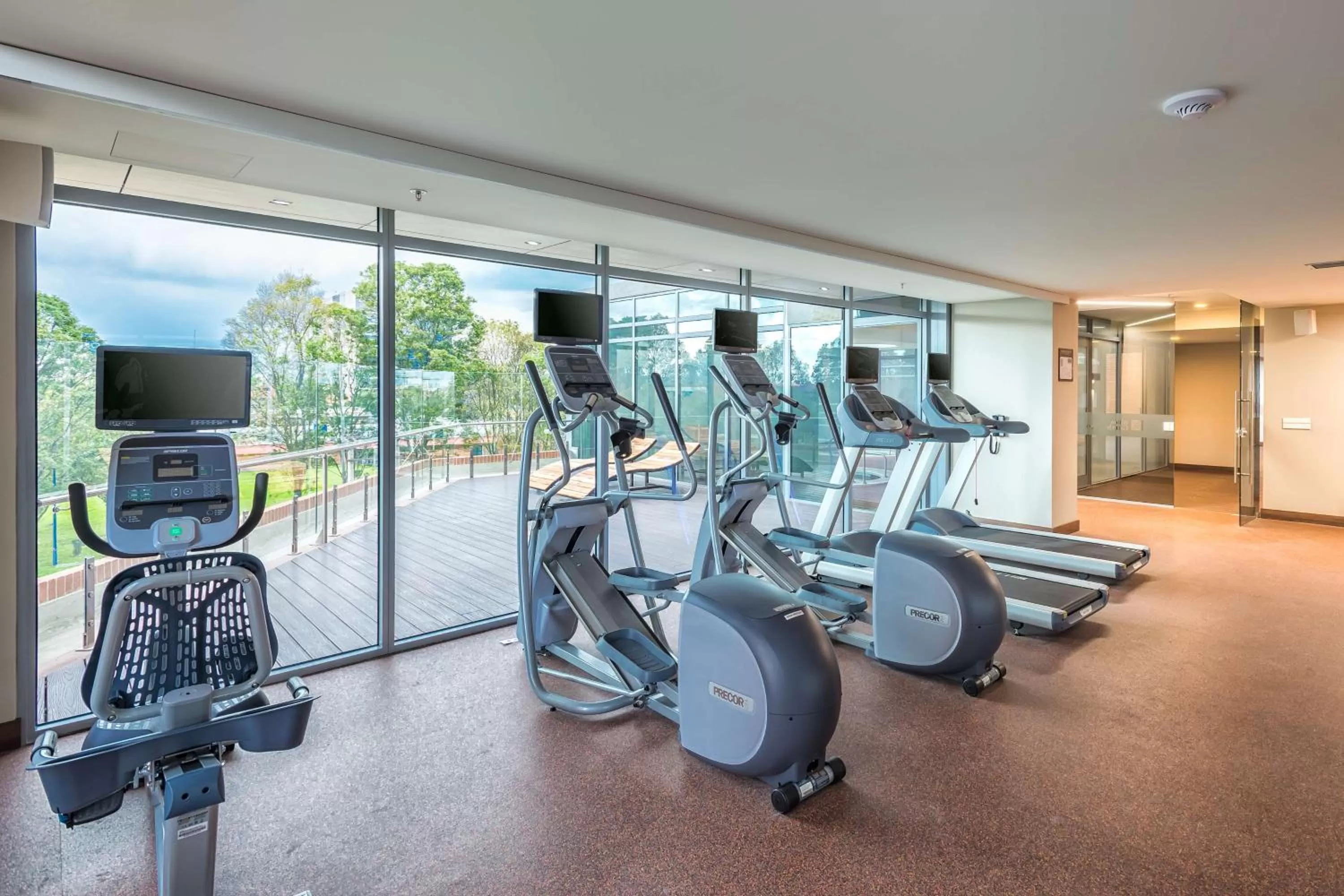 Fitness centre/facilities in Hilton Garden Inn Bogota Airport