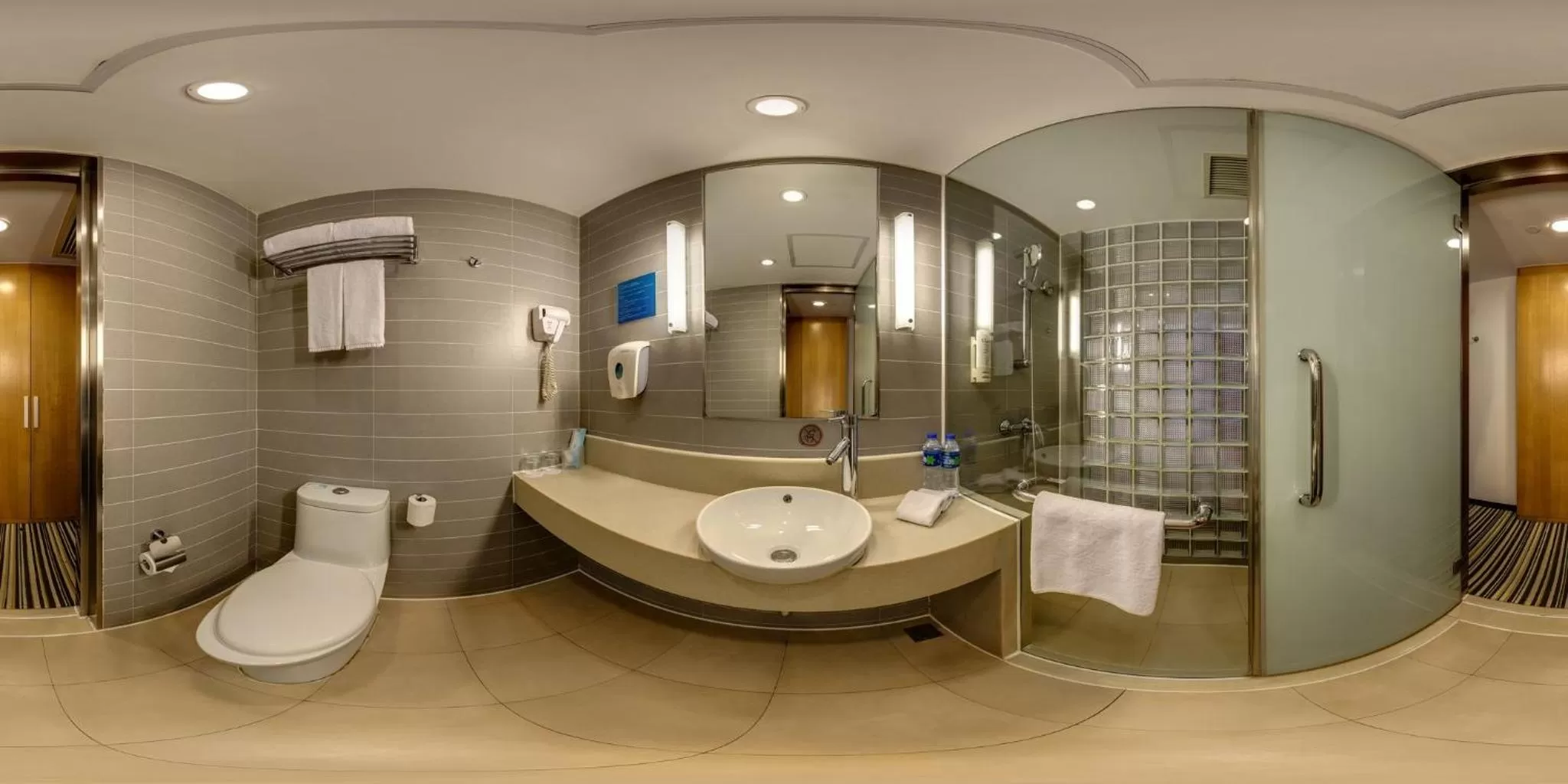Bathroom in Holiday Inn Express Shanghai Jinqiao Central by IHG