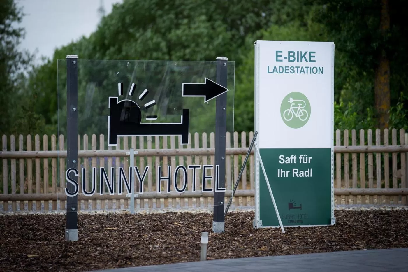 Property logo or sign in Sunny Hotel Straubing