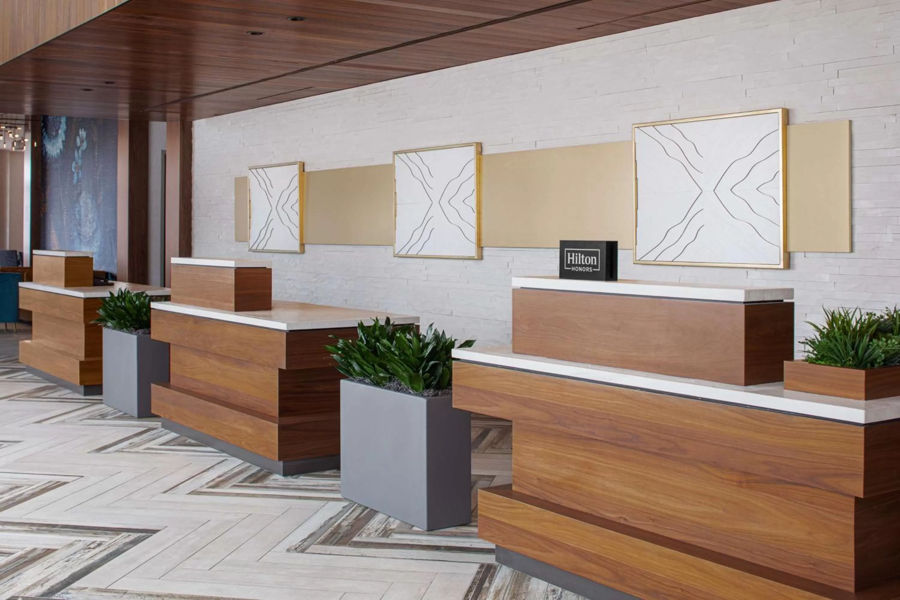 Lobby or reception in Hilton Garden Inn Camden Waterfront Philadelphia